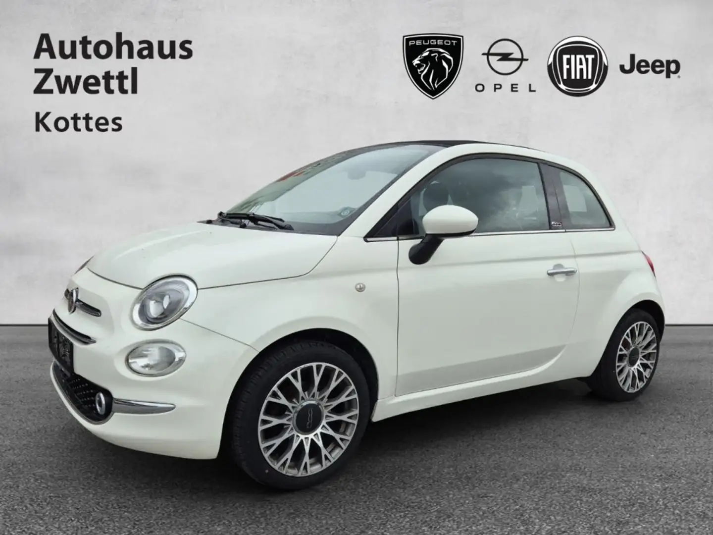 Fiat 500C 1,2 69 Lounge Weiß - 1