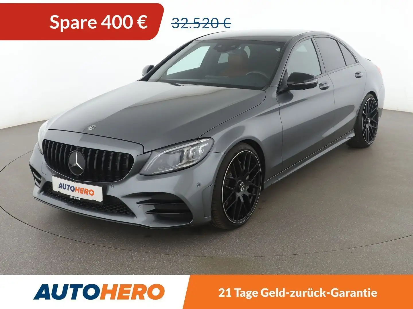 Mercedes-Benz C 400 4Matic AMG Line Aut.*NAVI*MULTIBEAM*ACC*360°*NAVI* Gris - 1