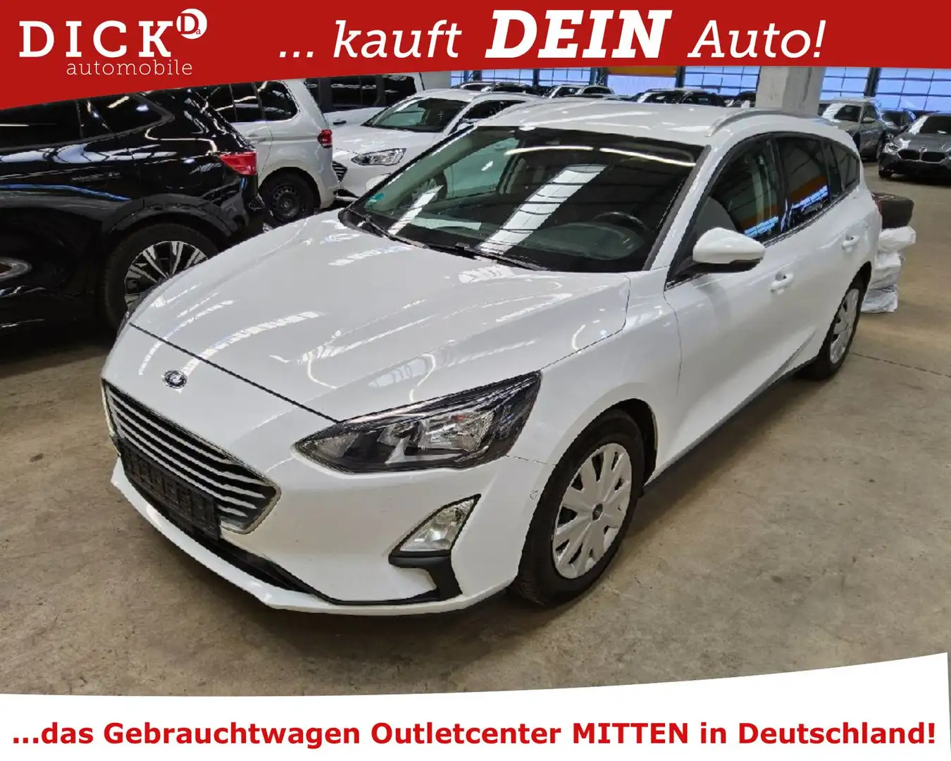 Ford Focus T C&C 1.5EB AHK/LED/NAVI/ACC/RFK/PDC+/SHZ Blanc - 1