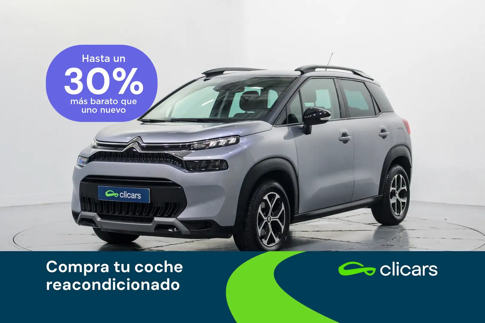 Citroen C3 Aircross Puretech S&S Plus 110 Argent - 1