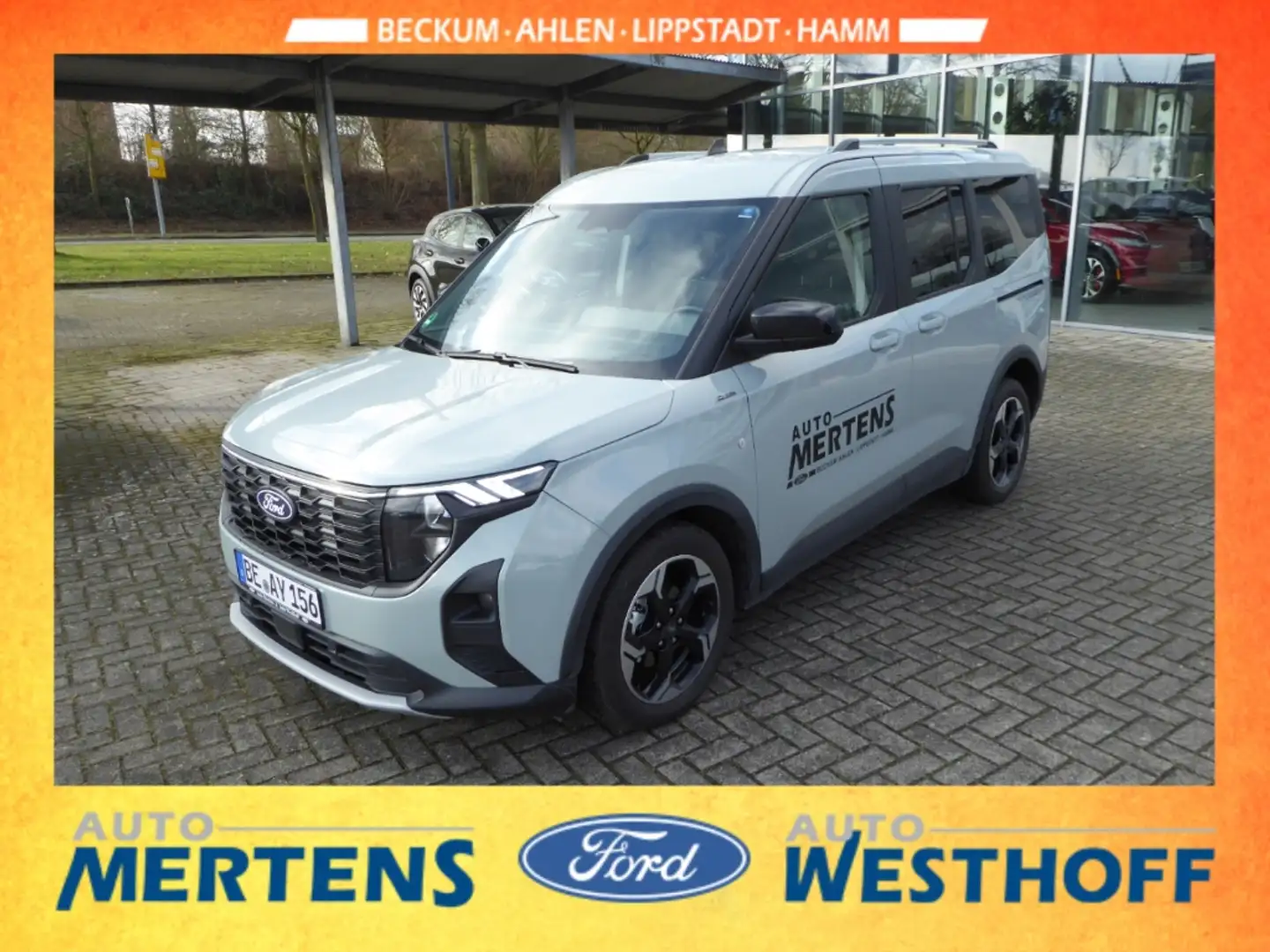 Ford Tourneo Courier Active Navi + Kamera + Allwetterreifen Šedá - 1