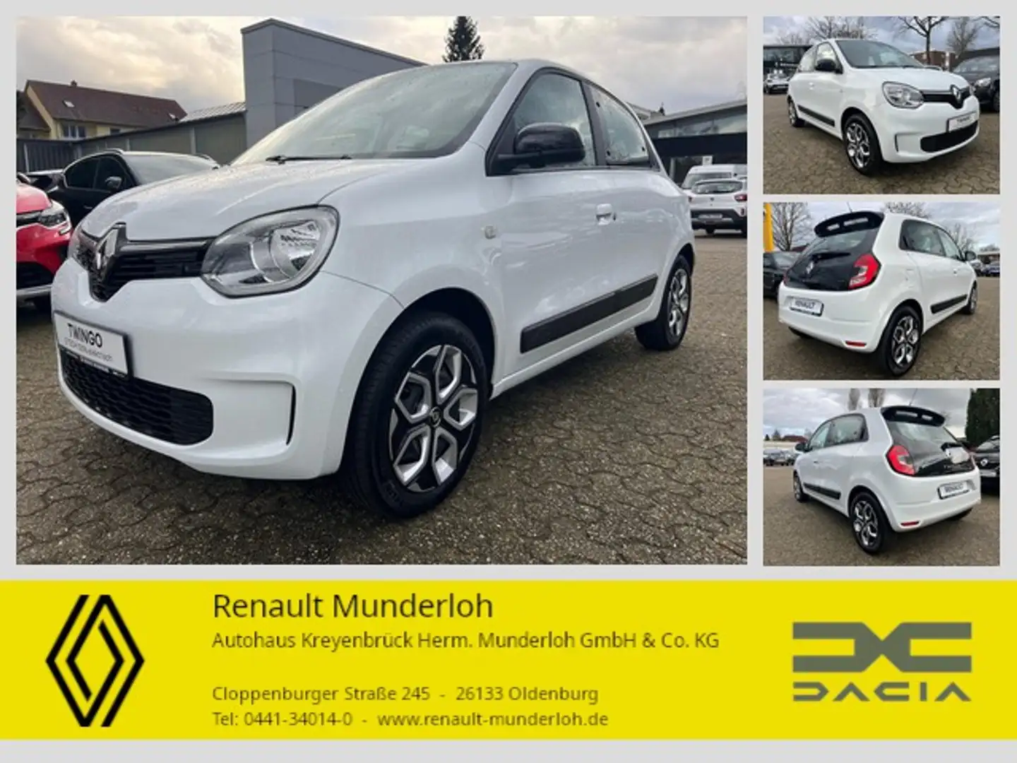 Renault Twingo Zen Electric Weiß - 1
