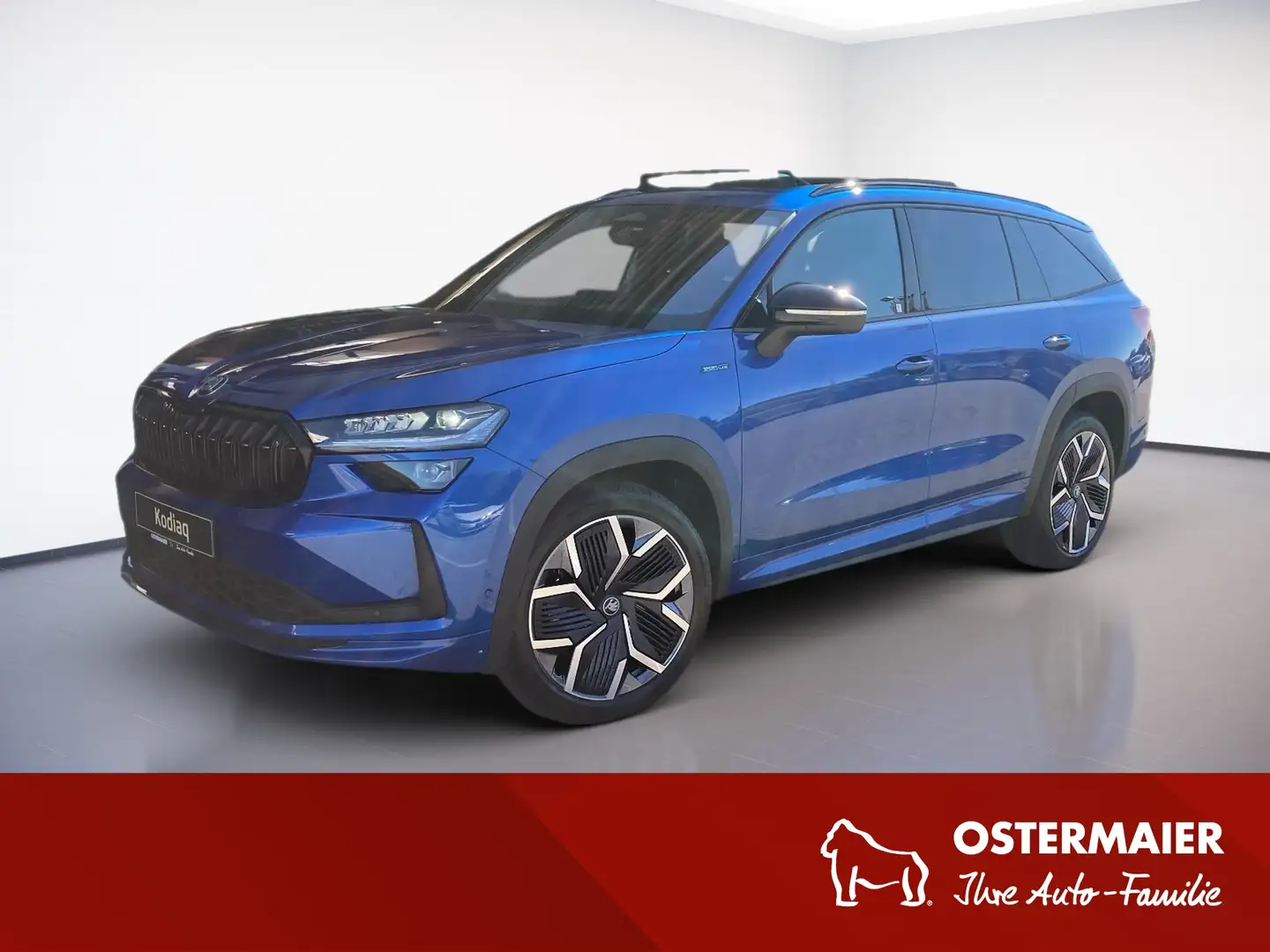 Skoda Kodiaq 4x4 Sportline 2.0TSI MATRIX.DSG.PANO.AHK.HUD.NAV.K Bleu - 1