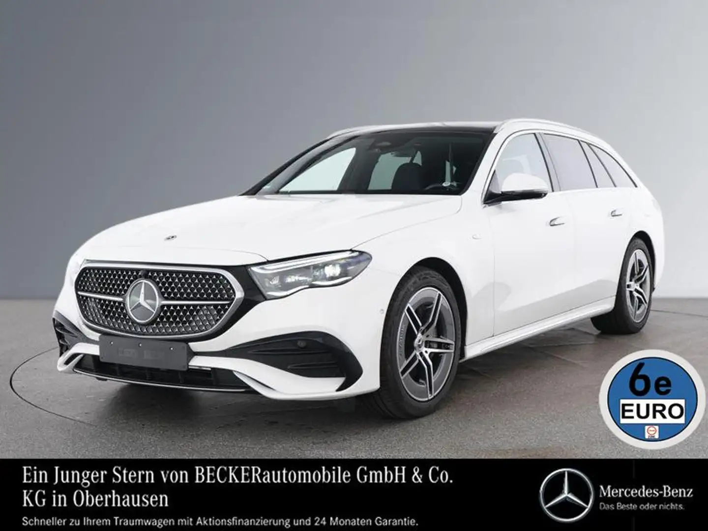 Mercedes-Benz E 300 T de AMG PANORAMA AHK BURMESTER 4D DIGITAL Weiß - 1