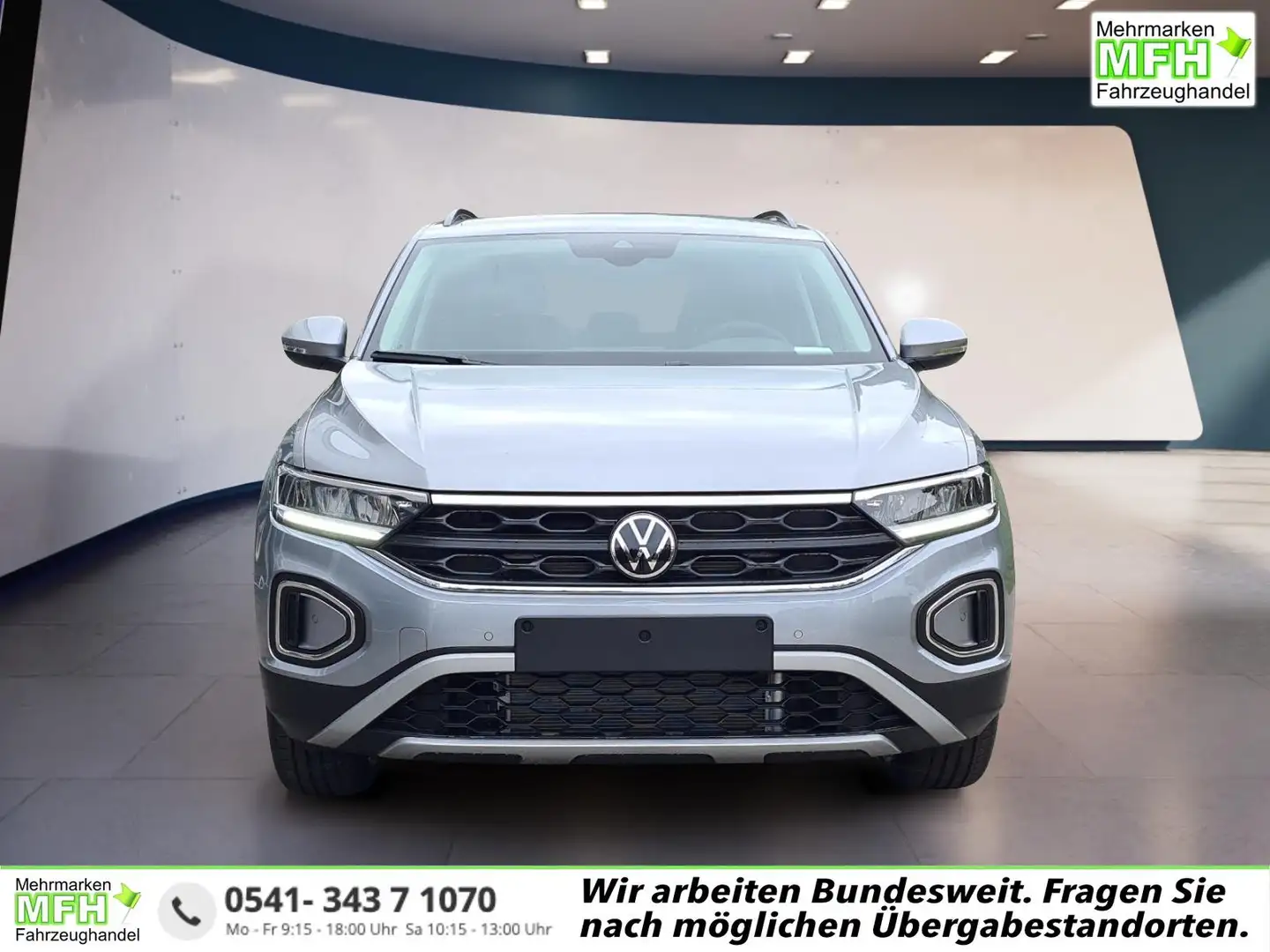 Volkswagen T-Roc Life 1.5 TSI DSG AHK ACC R2D Kamera 110 kW (150... Silber - 1