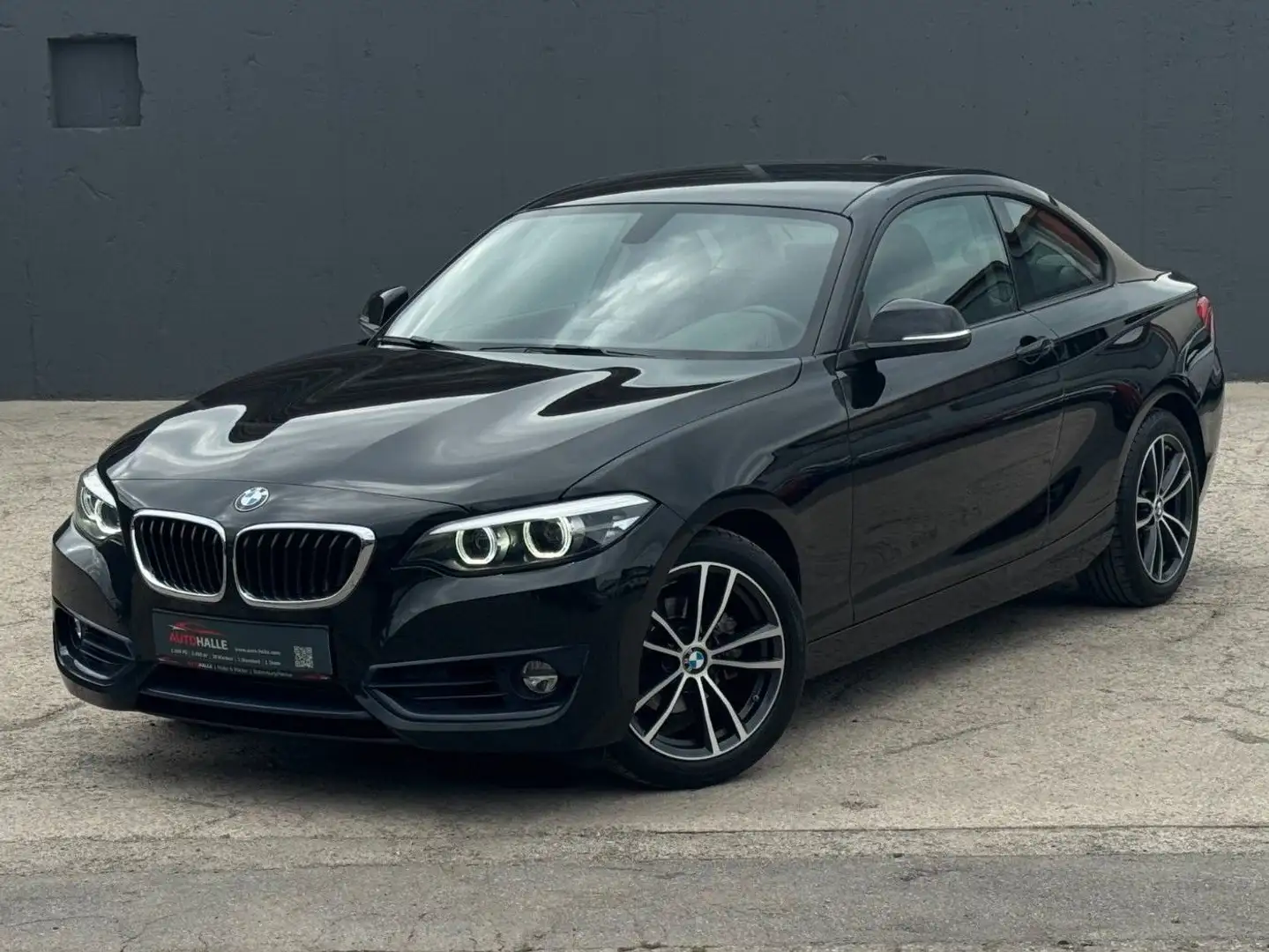 BMW 218 i Coupe F22 Autom. Sportline Tempo PDC LED BL Negro - 1