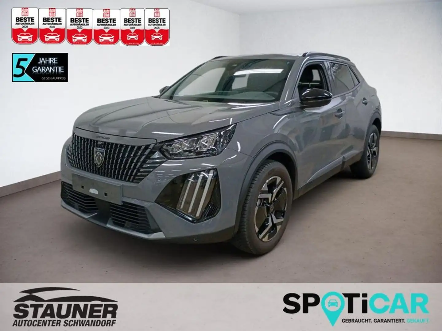 Peugeot 2008 Neuer 2008 Allure PureTech AT8 *SHZ*360°KAMERA* Grau - 1