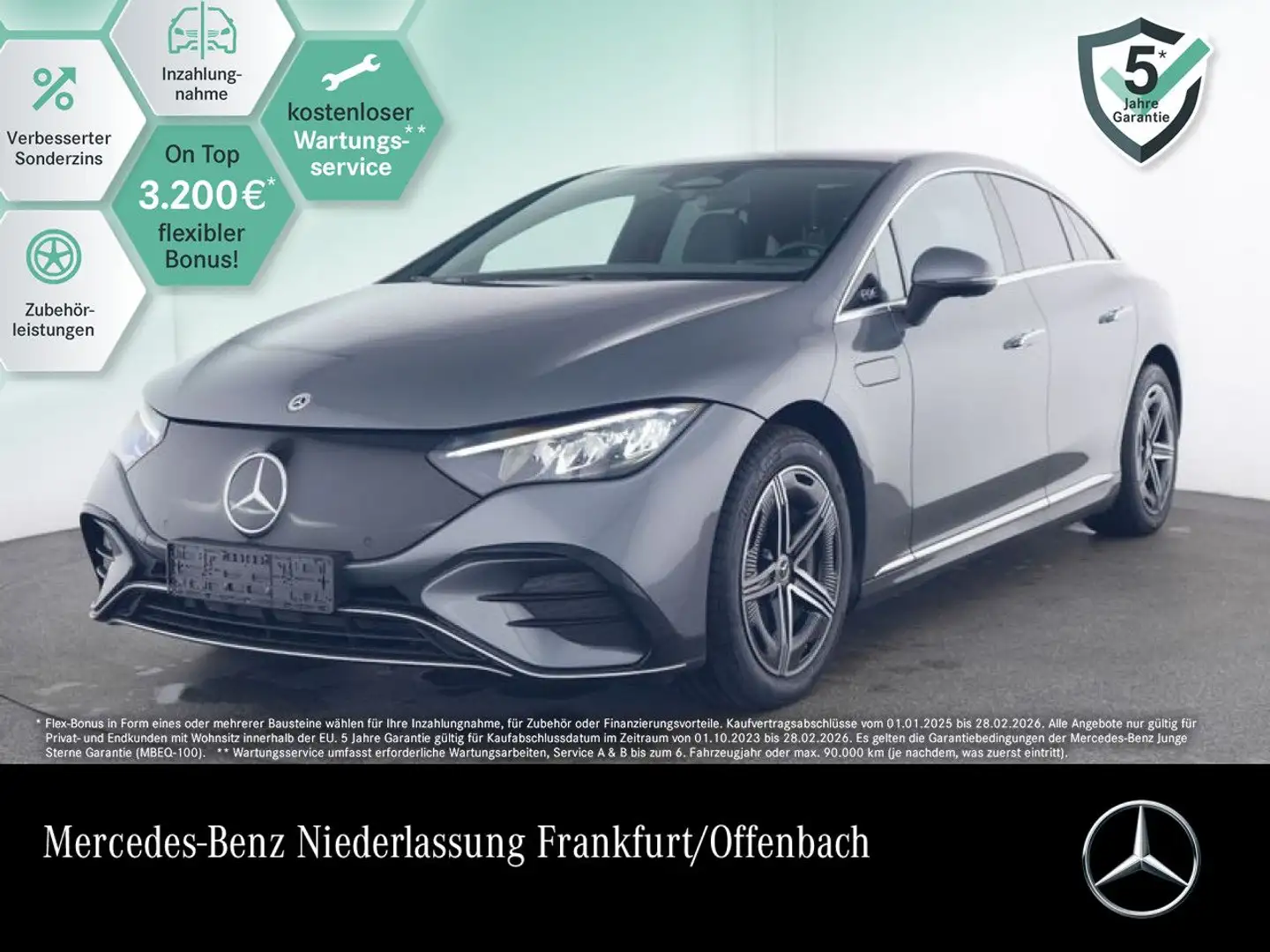 Mercedes-Benz EQE 300 AMG Pano Navi Premium Distr. LED Kamera Szary - 1