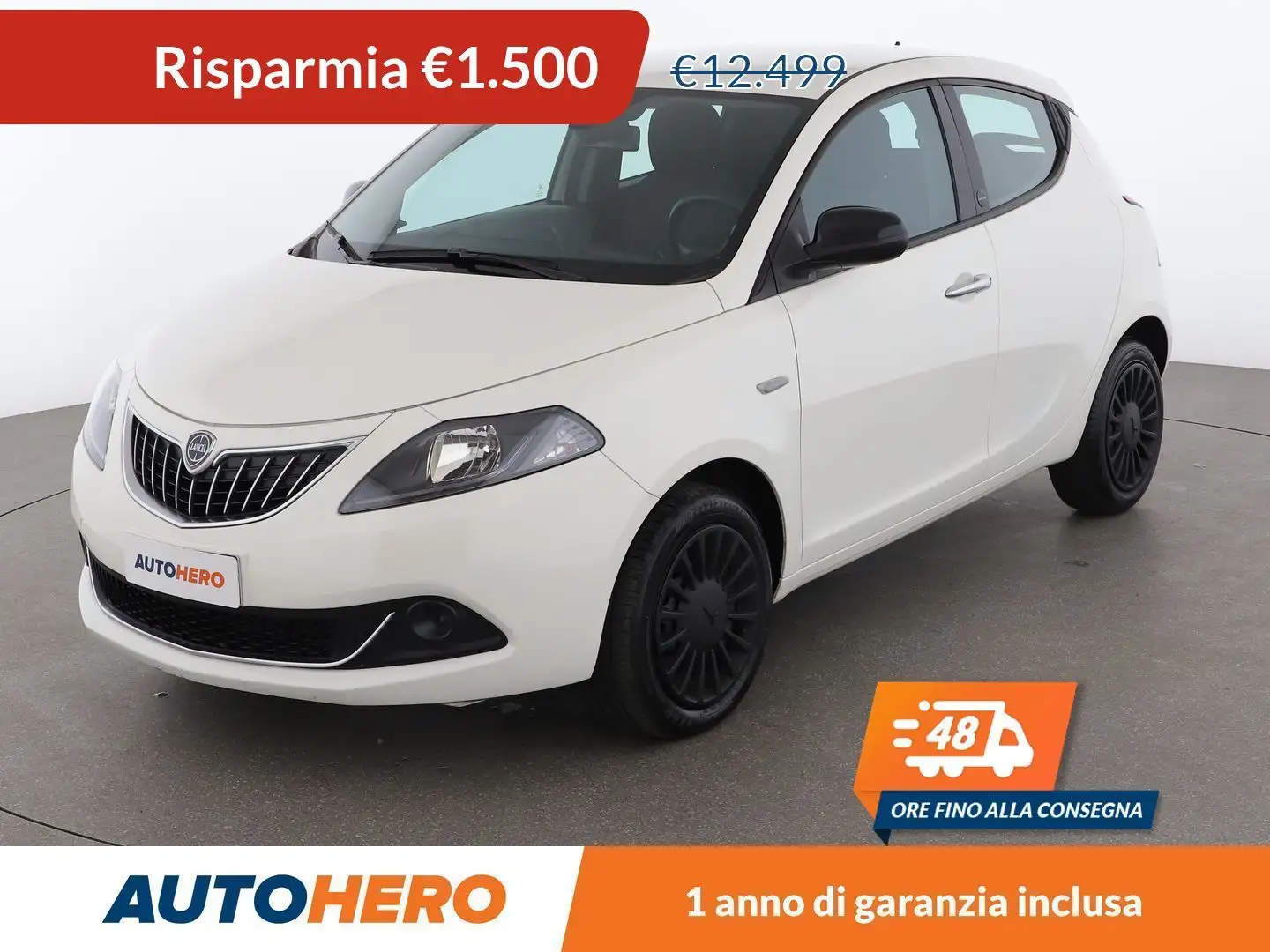 Lancia Ypsilon 1.0 Mild-Hybrid Silver Bianco - 1
