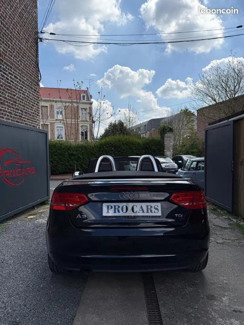 Audi A3 1,6 TDI Cabriolet Ambition luxe Noir - 2