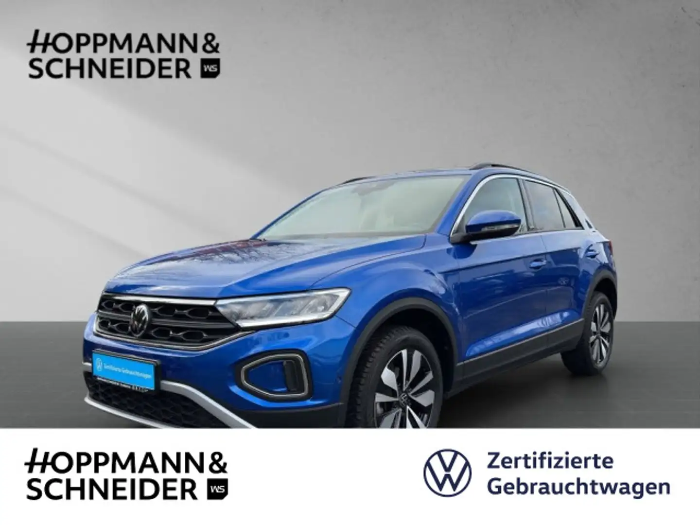 Volkswagen T-Roc 1.5 TSI Move-AHK-NAVI-KLIMA-APP Blau - 1
