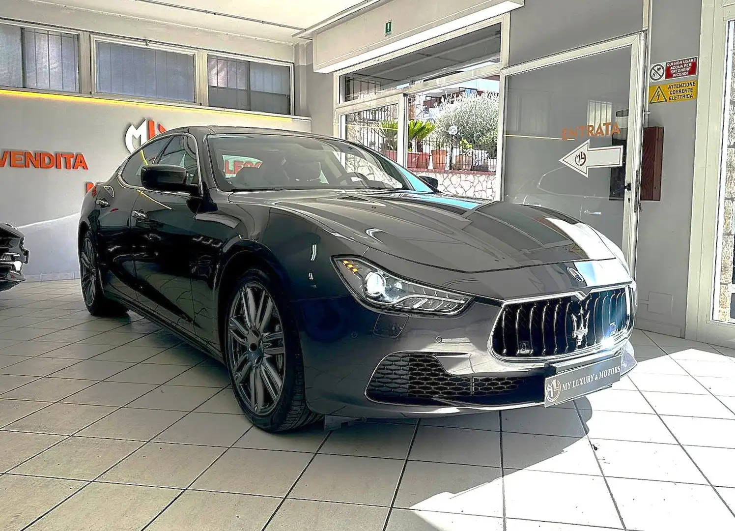 Maserati Ghibli V6 Diesel*UNIPRO*CERTIFICATA*SOLO 119.000KM! Grigio - 1