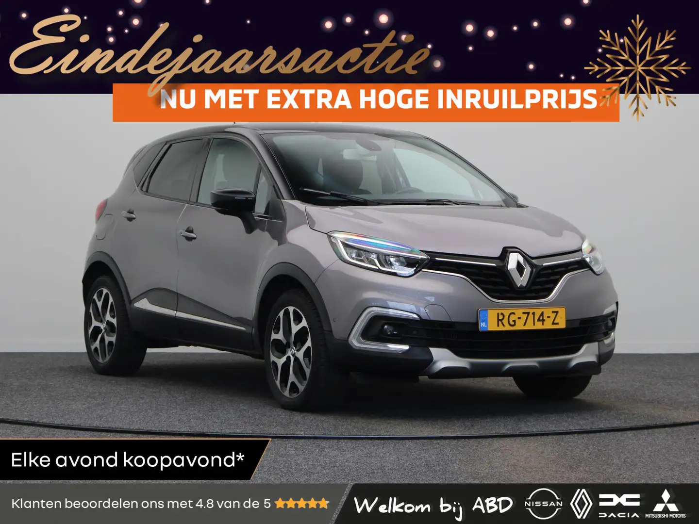 Renault Captur 120pk TCe Intens | AUTOMAAT | Trekhaak | Lichtmeta Grau - 1