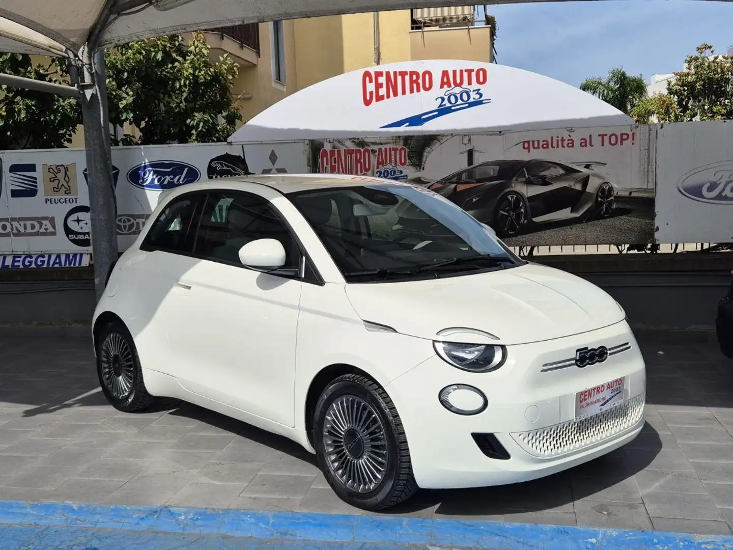 Fiat 500e 500 La Prima Berlina Wit - 1