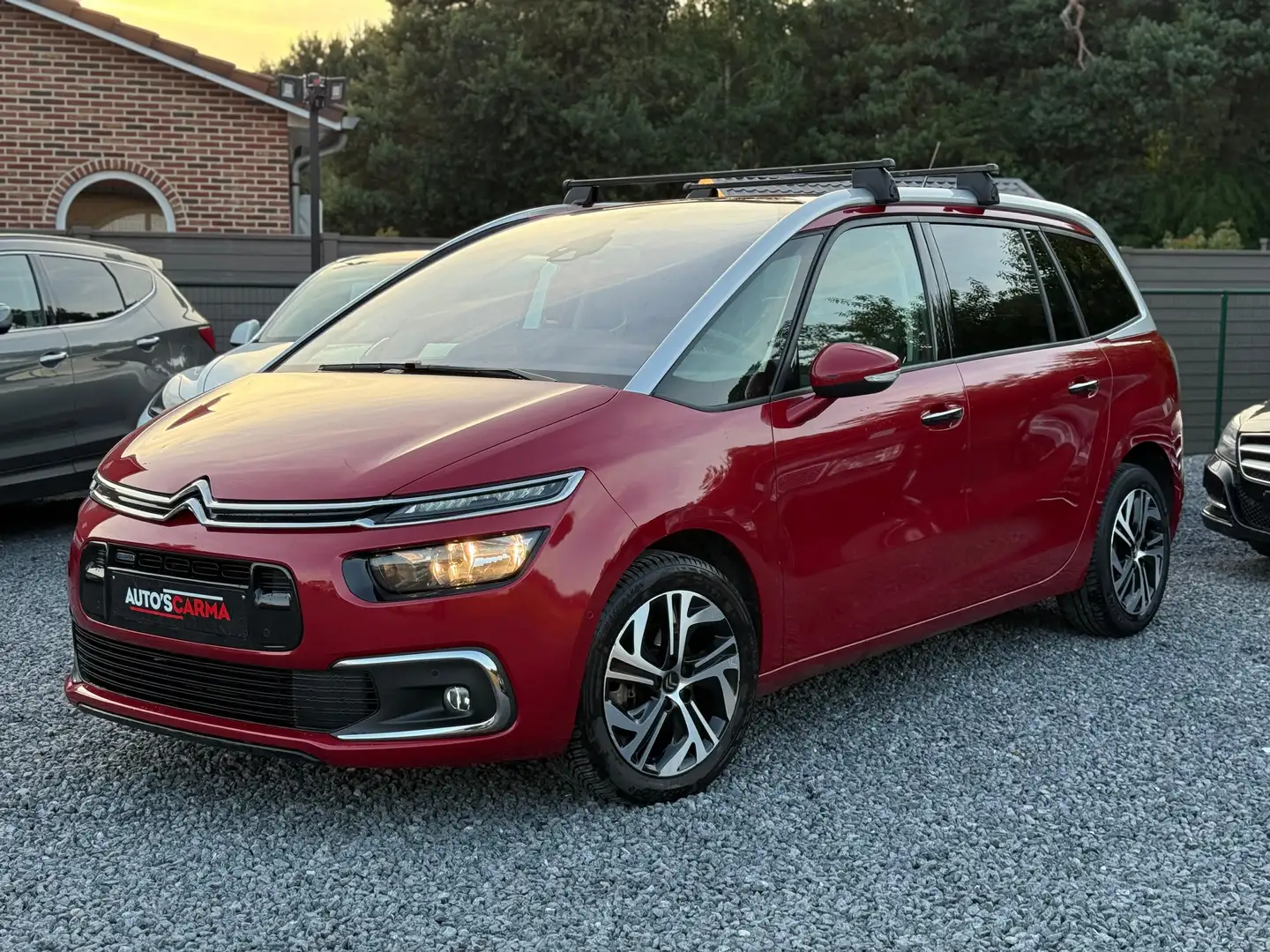 Citroen C4 Picasso 7 ZitS Facelift Led Benzine Camera Airco ParkS * Rouge - 1