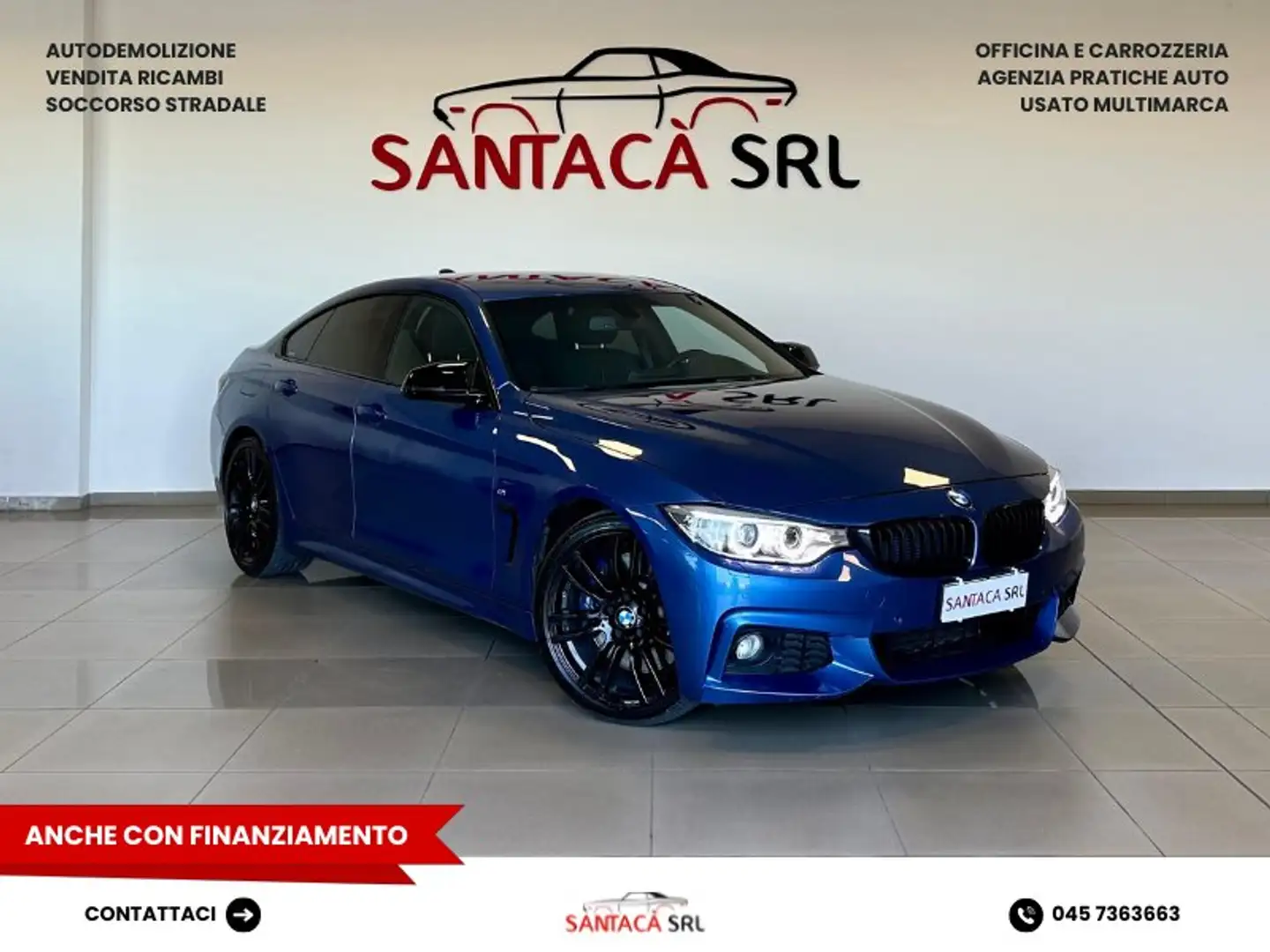 BMW 425 Gran Coupe 425d Gran Coupe Msport 224cv auto Blu/Azzurro - 1