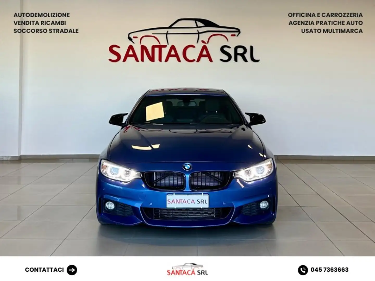 BMW 425 Gran Coupe 425d Gran Coupe Msport 224cv auto Blu/Azzurro - 2