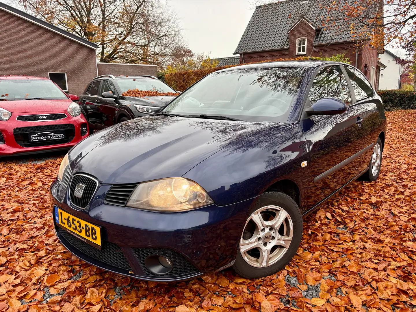 SEAT Ibiza 1.4-16V Tstyle-Aut. airco-Cruise-LMV-inkl. spieg. Blu/Azzurro - 1
