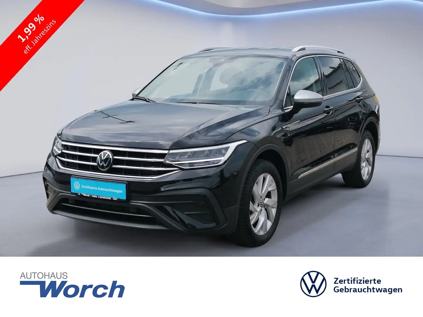 Volkswagen Tiguan Allspace 1.5 TSI DSG Life AHK+NAVI+LED Schwarz - 1