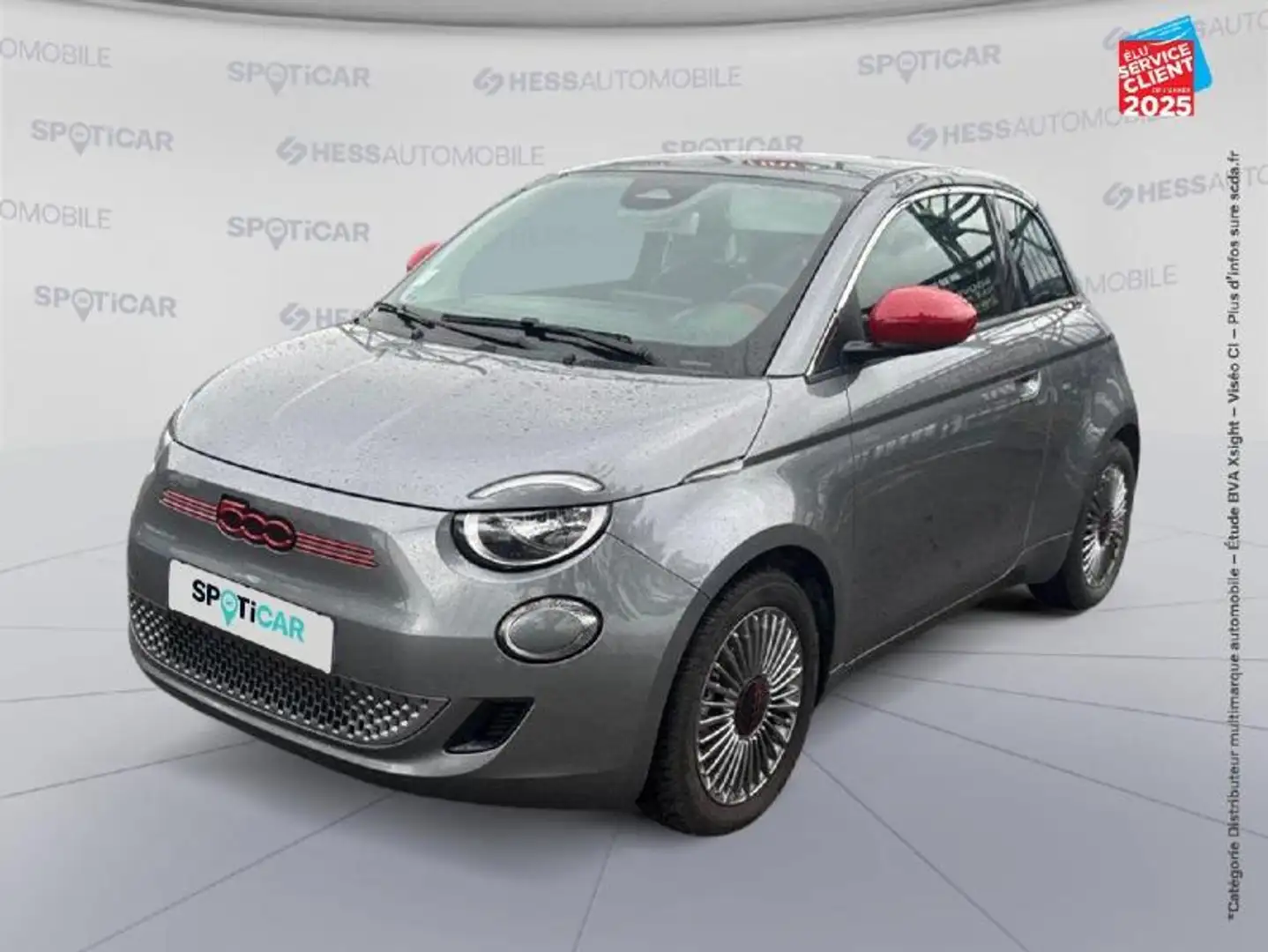 Fiat 500e e 95ch (RED) MY23 Camera Carplay Blanc - 1