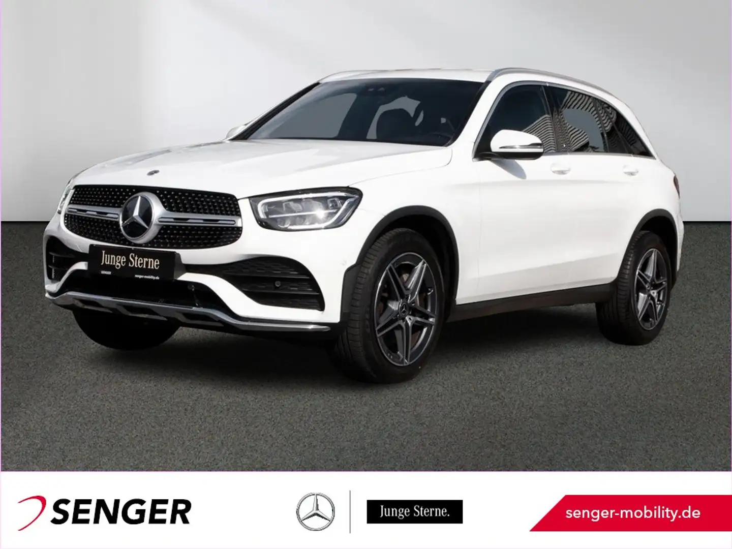 Mercedes-Benz GLC 220 d 4M AMG Standheizung Ambiente LED AHK Weiß - 1