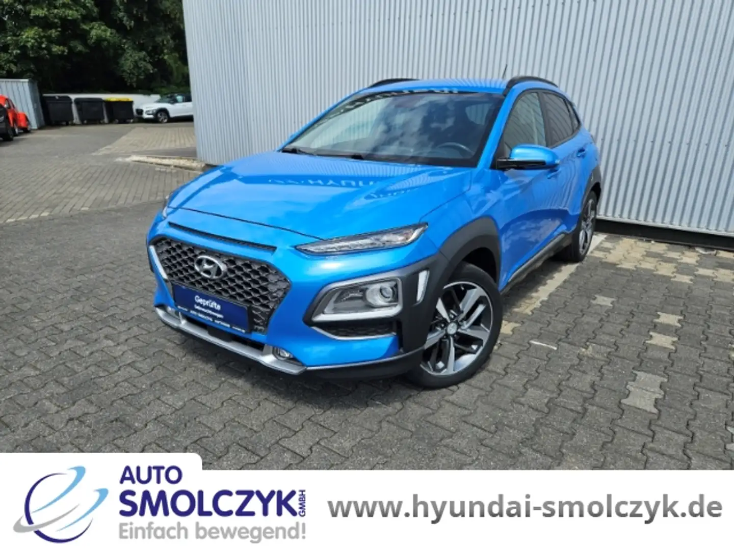 Hyundai KONA 1.0 T PREMIUM NAVI+KAMERA+PDC+LED+HuD+ Albastru - 1
