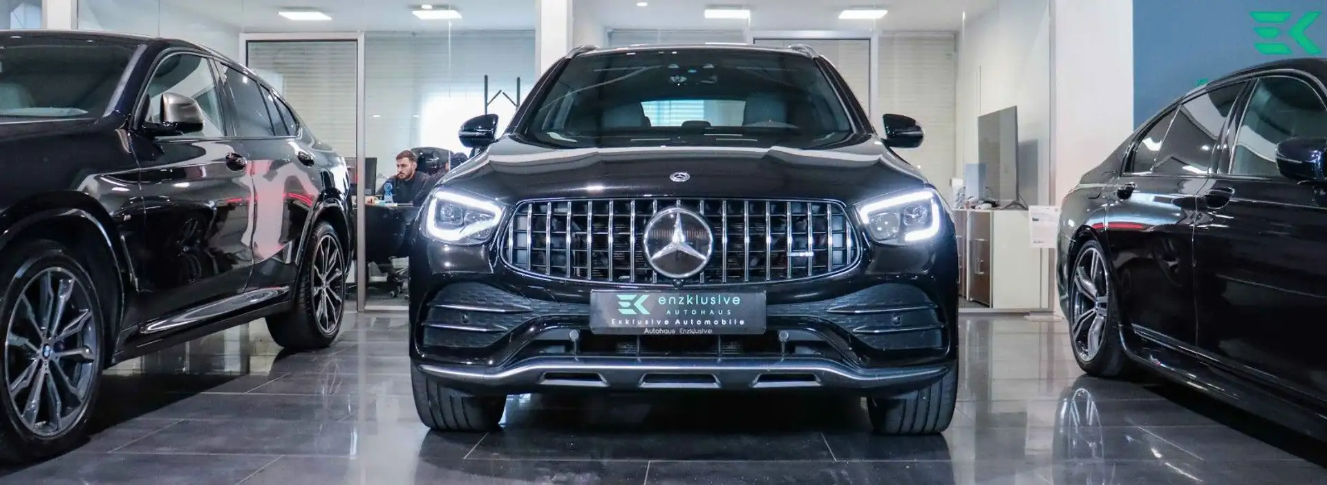Mercedes-Benz GLC 43 AMG 4M *PANO*PERFOR.AGA*WIDESCR*BURM*AHK Schwarz - 2