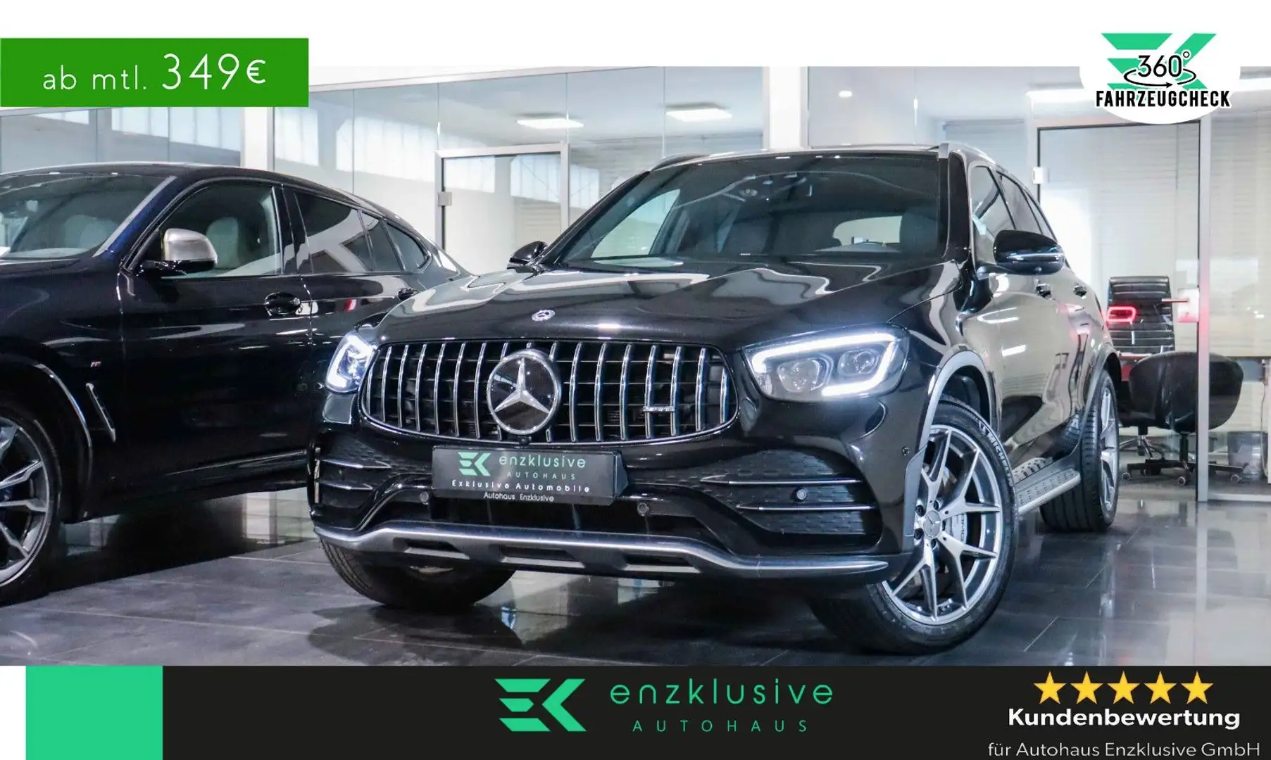 Mercedes-Benz GLC 43 AMG 4M *PANO*PERFOR.AGA*WIDESCR*BURM*AHK Schwarz - 1
