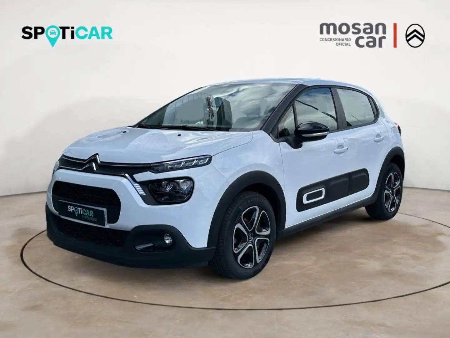 Citroen C3 1.5 BLUEHDI 100 PLUS GPS RADAR AR Blanc - 1