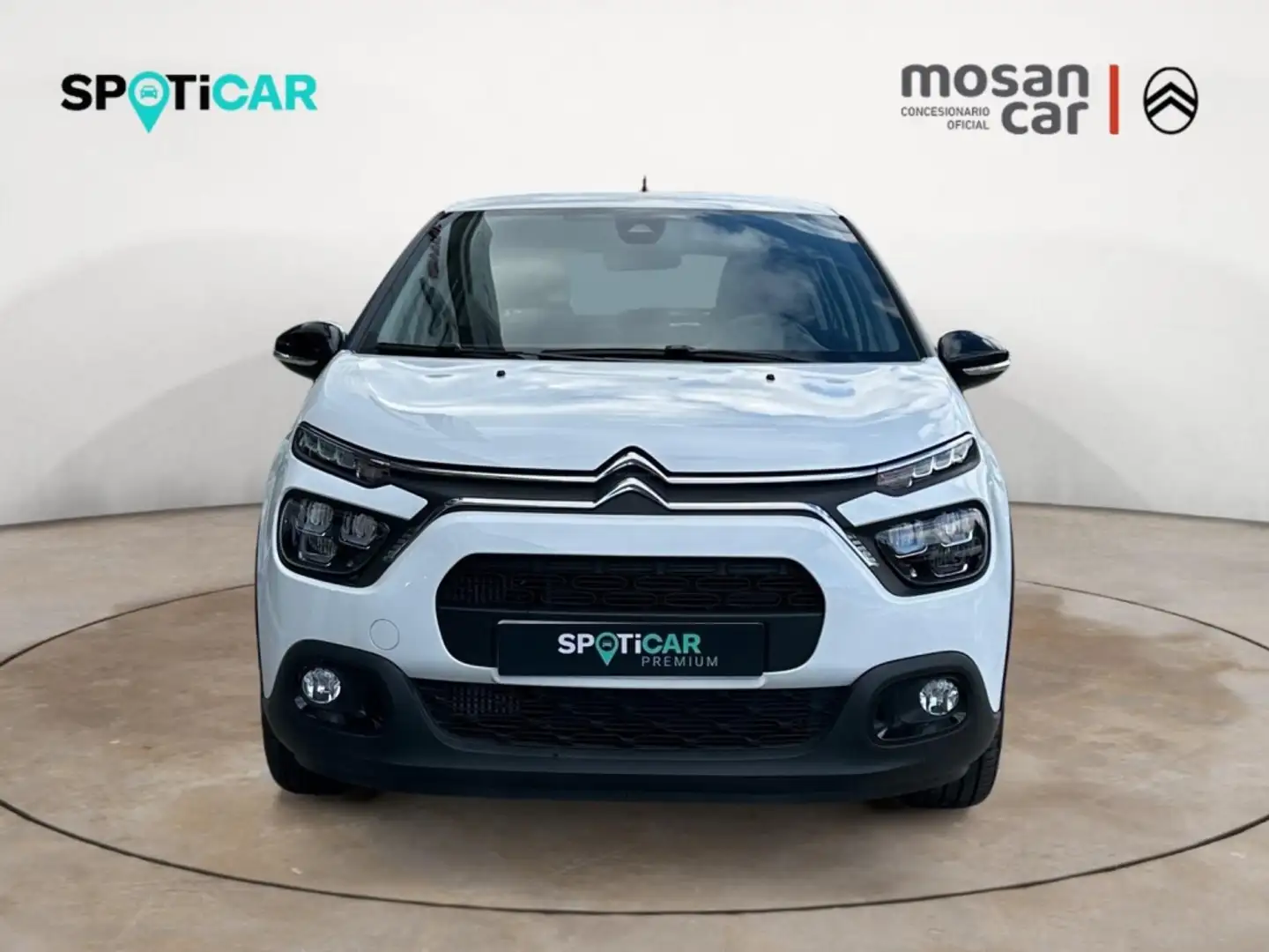 Citroen C3 1.5 BLUEHDI 100 PLUS GPS RADAR AR Blanc - 2