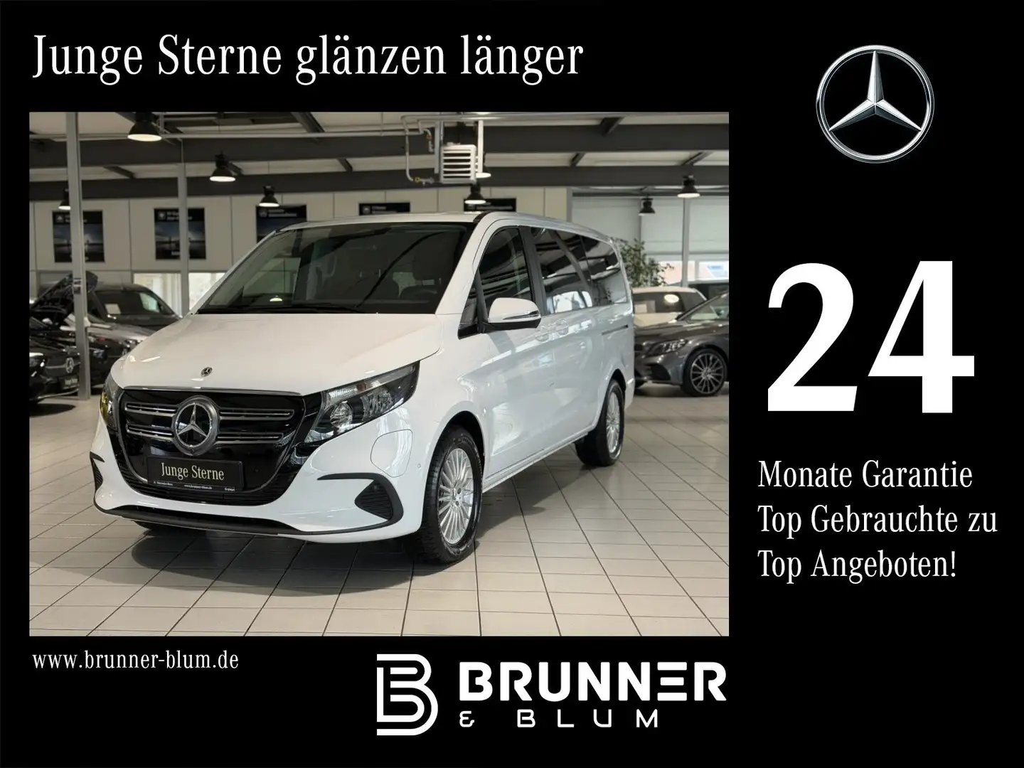 Mercedes-Benz EQV 250 EQV 250 Lang Distronic,Widescreen,Kamera,Totw., Weiß - 1