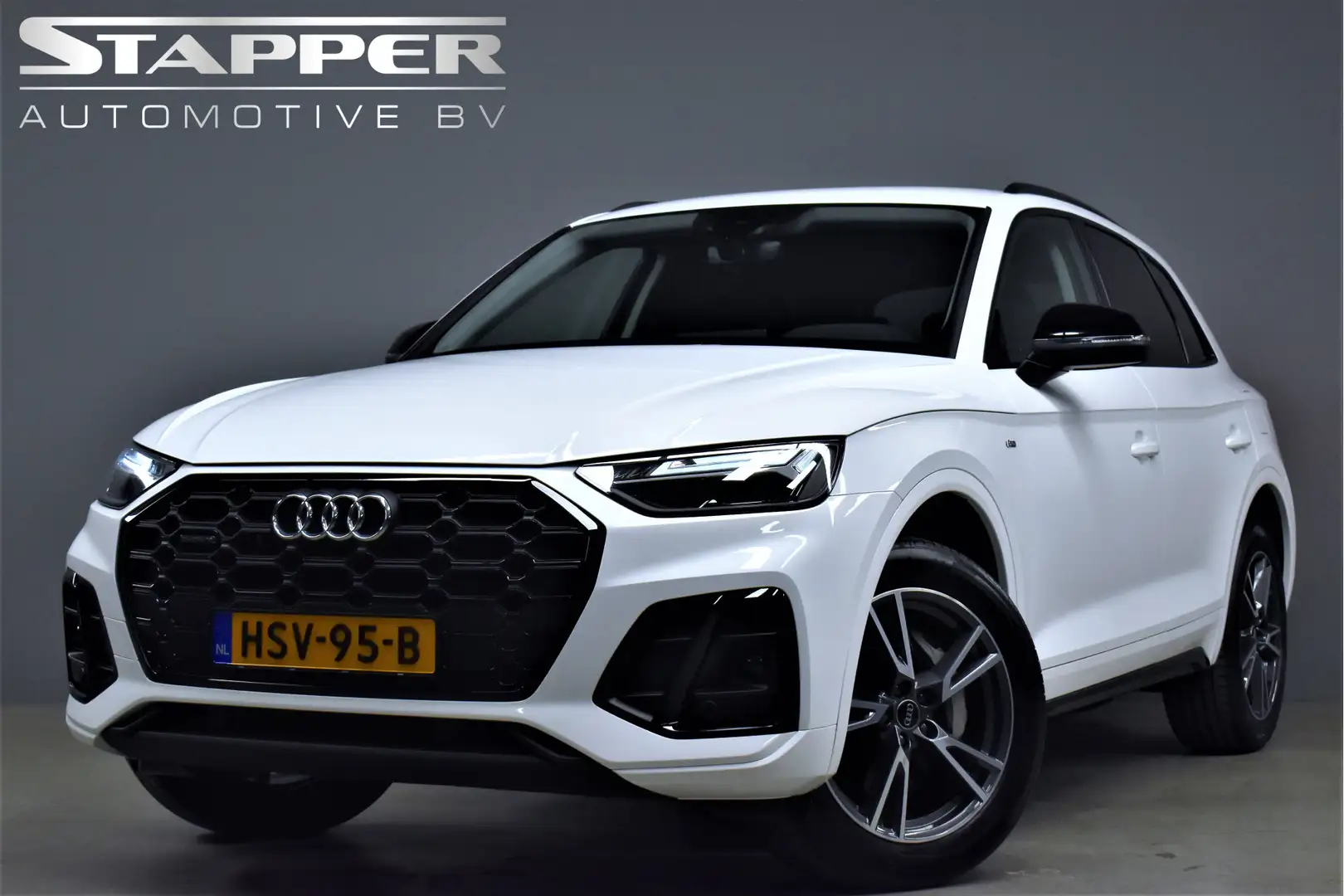 Audi Q5 50 TFSI e 299pk S-Line Automaat 1e Eig. Dealer OH Wit - 1