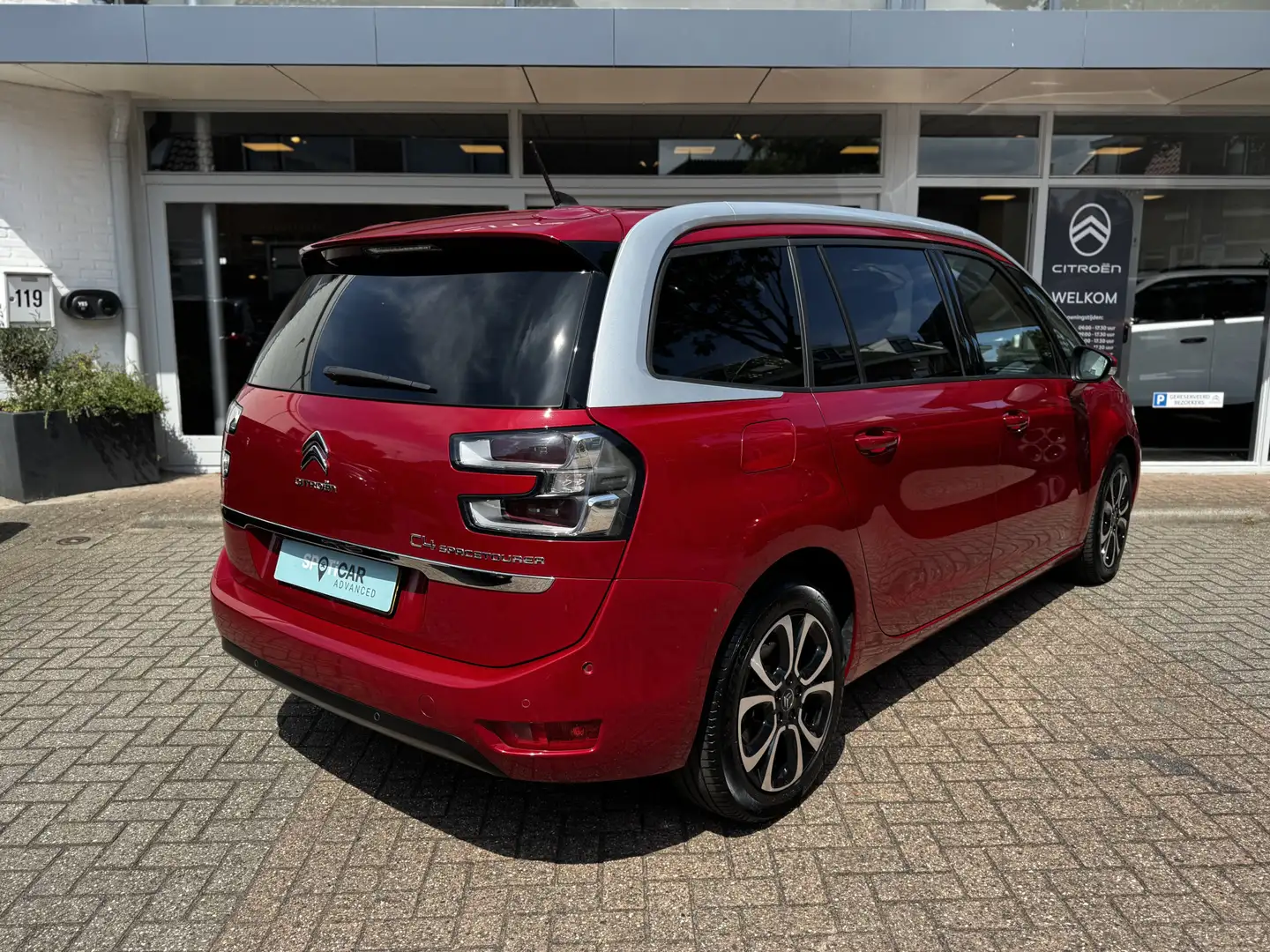 Citroen Grand C4 SpaceTourer PT 180 Shine Automaat-8 Panoramadak | Leer | Xenon Rood - 2