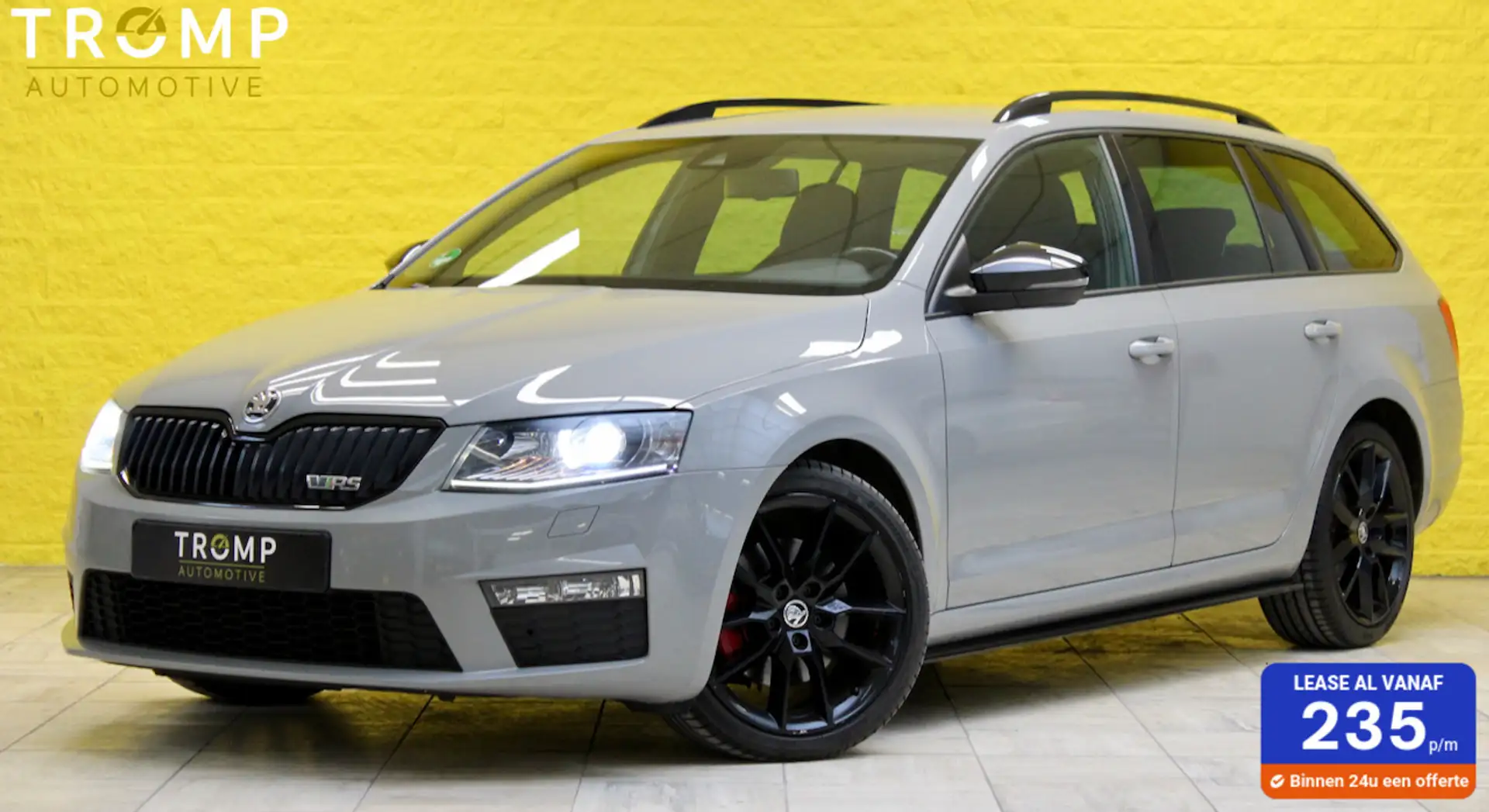 Skoda Octavia Combi 2.0 TDI RS | NL NAP! | Netjes! Grijs - 1