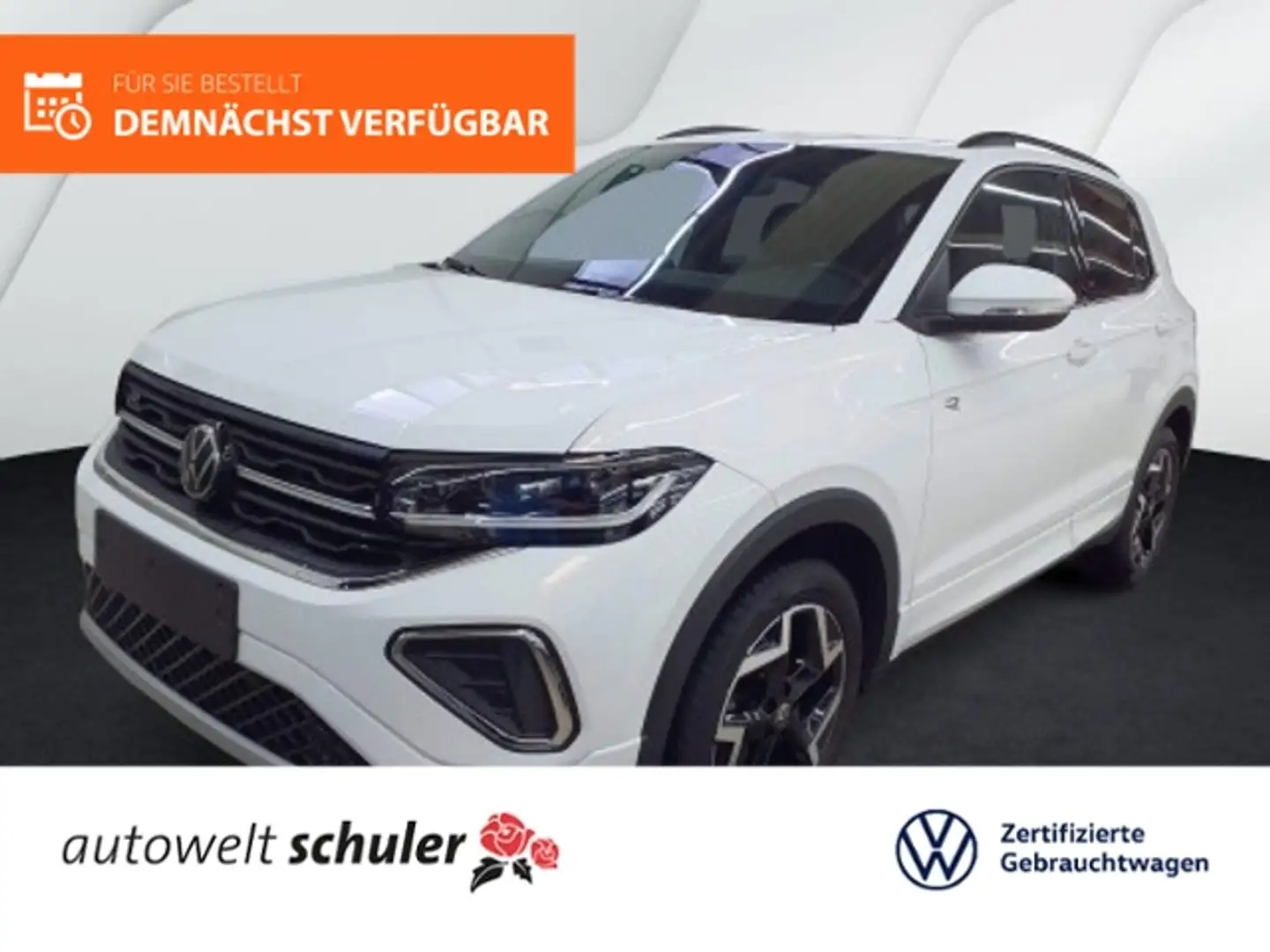 Volkswagen T-Cross 1,5 TSI DSG R-Line AHK Kamera LED Weiß - 1