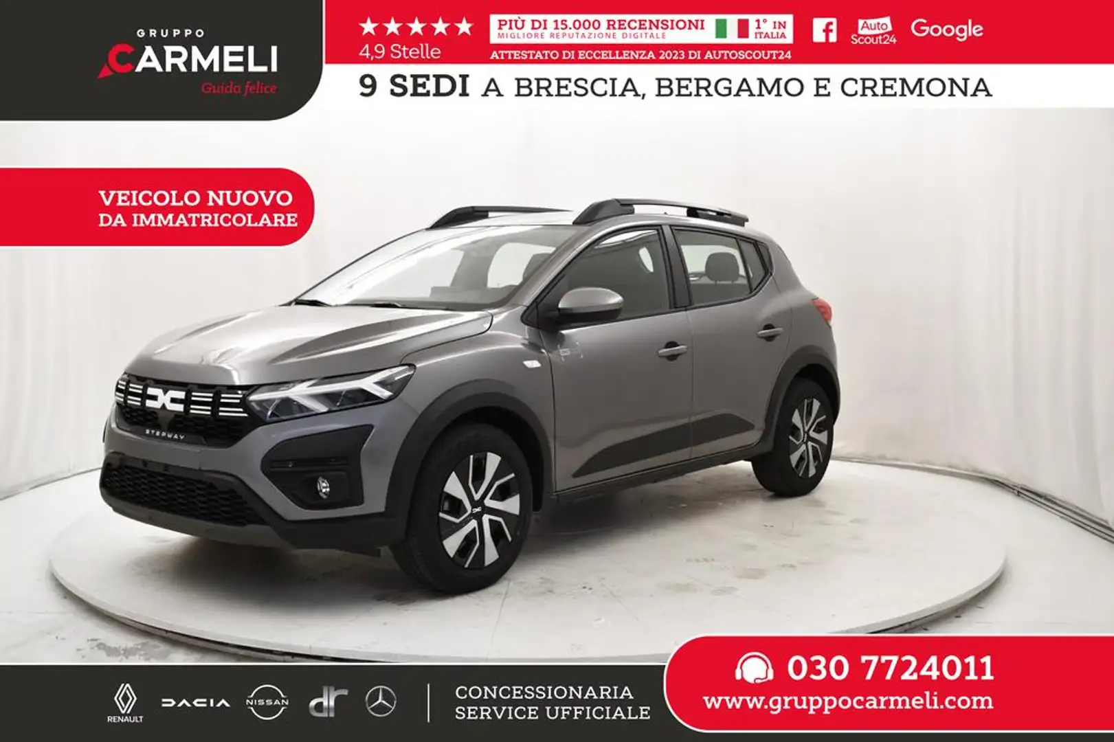 Dacia Sandero Stepway 1.0 tce Expression Eco-g 100cv -MY24-GPL Grau - 1