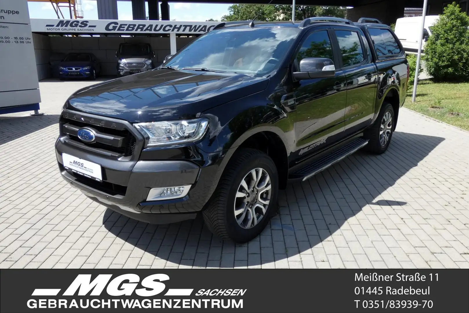 Ford Ranger 2.2 'Wildtrak' #ACC #HARDTOP #KAMERA #AHK Schwarz - 1