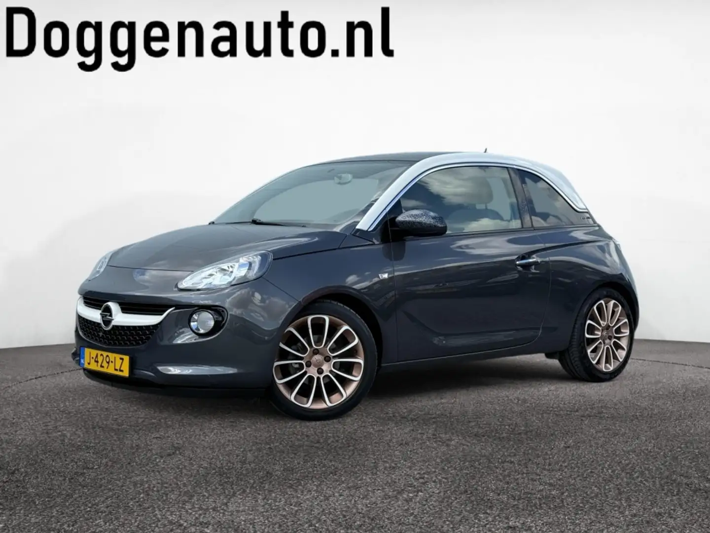 Opel Adam 1.2 Glam Pano Leder Clima Leder/Stof Grijs - 1
