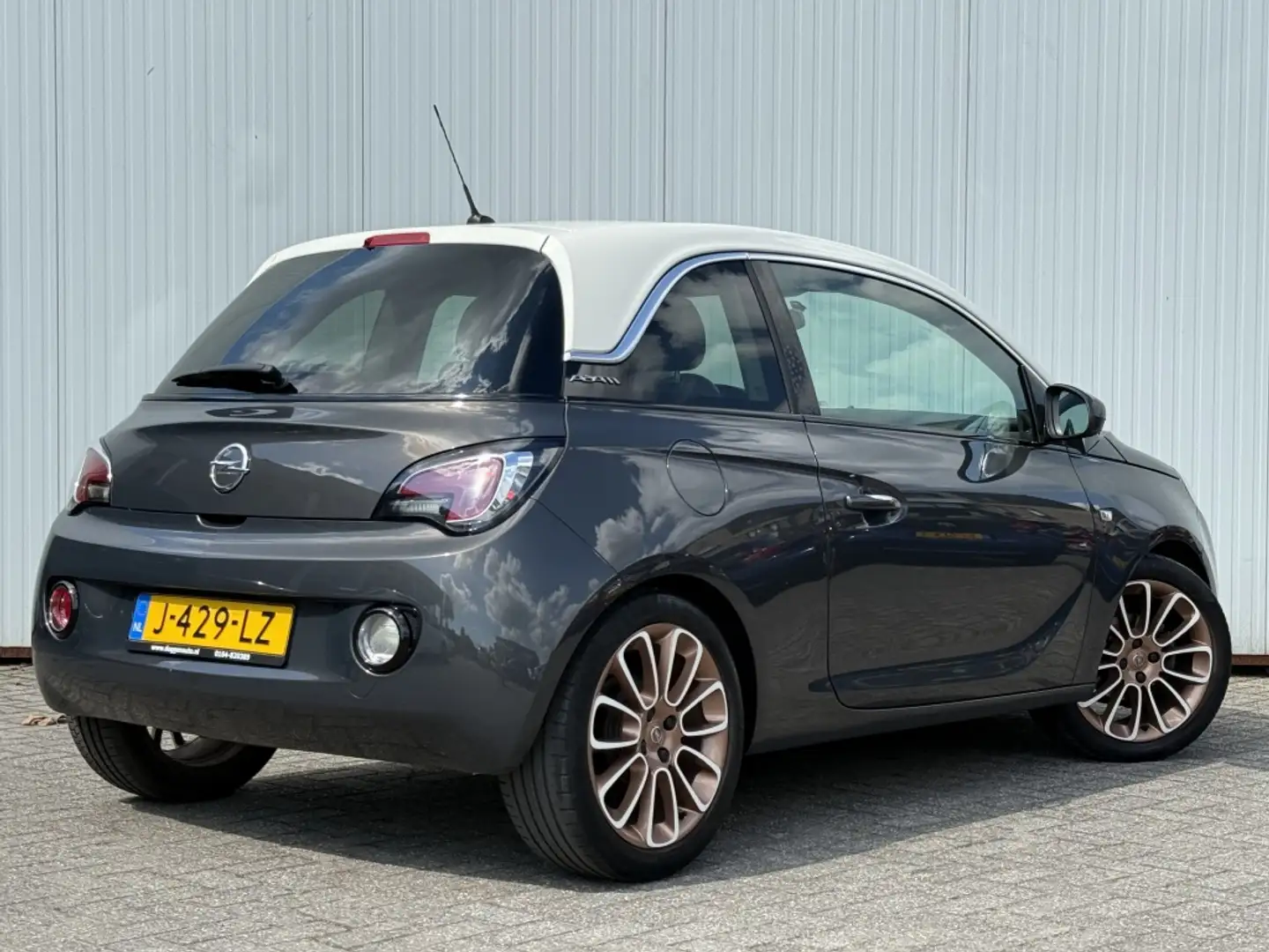 Opel Adam 1.2 Glam Pano Leder Clima Leder/Stof Grijs - 2