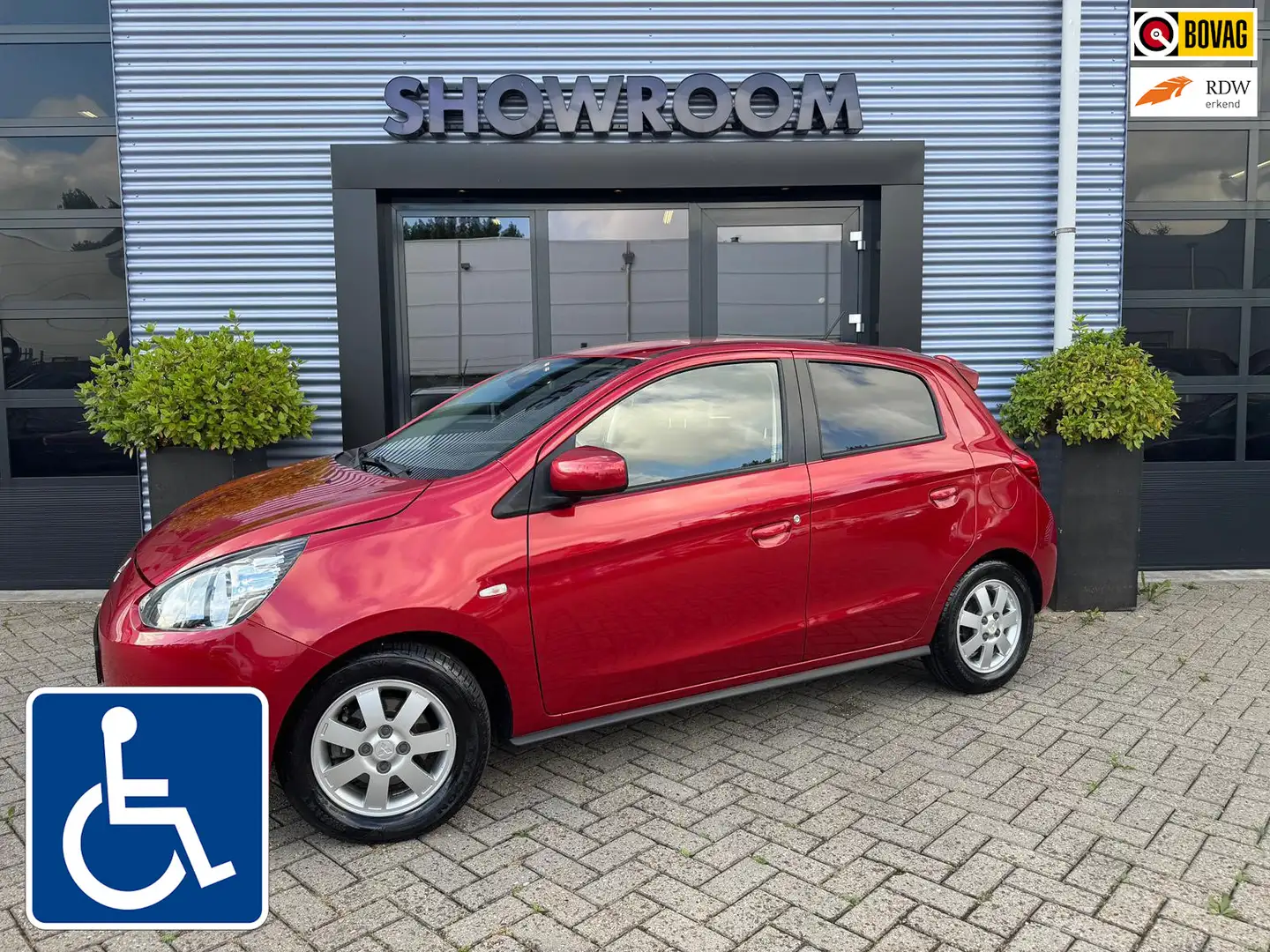 Mitsubishi Space Star 1.0 Bright|Automaat|Airco|Aangepaste auto voor min Rood - 1