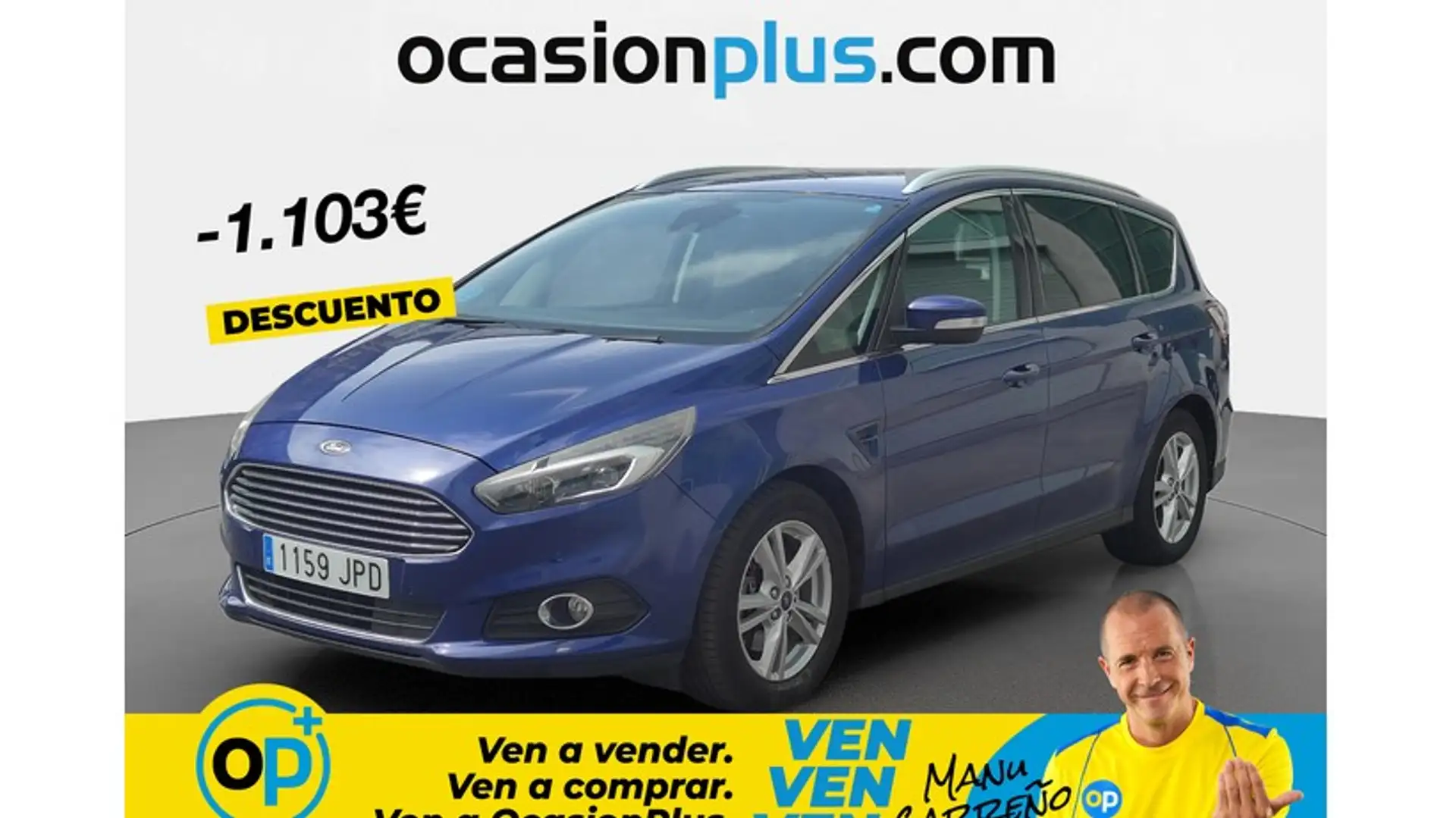 Ford S-Max 2.0TDCi Titanium Powershift 150 Azul - 1
