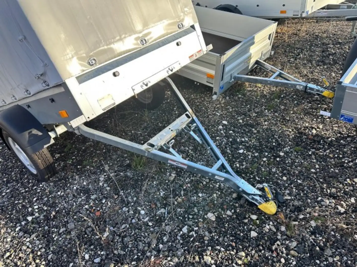 Humbaur Steely DK kippbar Tieflader, 750 kg, 2050 x 1095 x Grau - 2