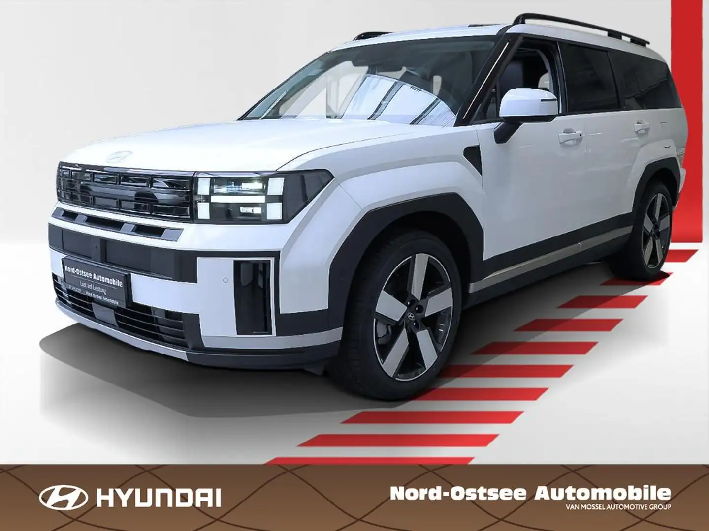 Hyundai SANTA FE HEV SIGNATURE Komfort-P Tech-P Glasdach Weiß - 1