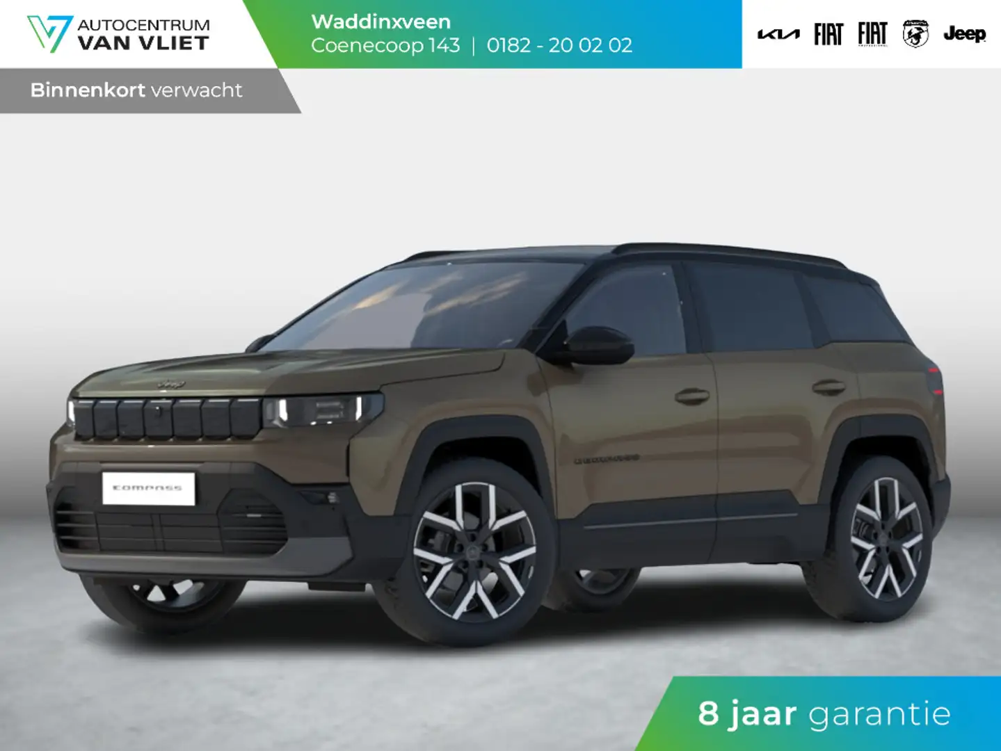 Jeep Compass First Edition 74 kWh | Adapt. Cruise | Camera | Ca Hnědá - 1