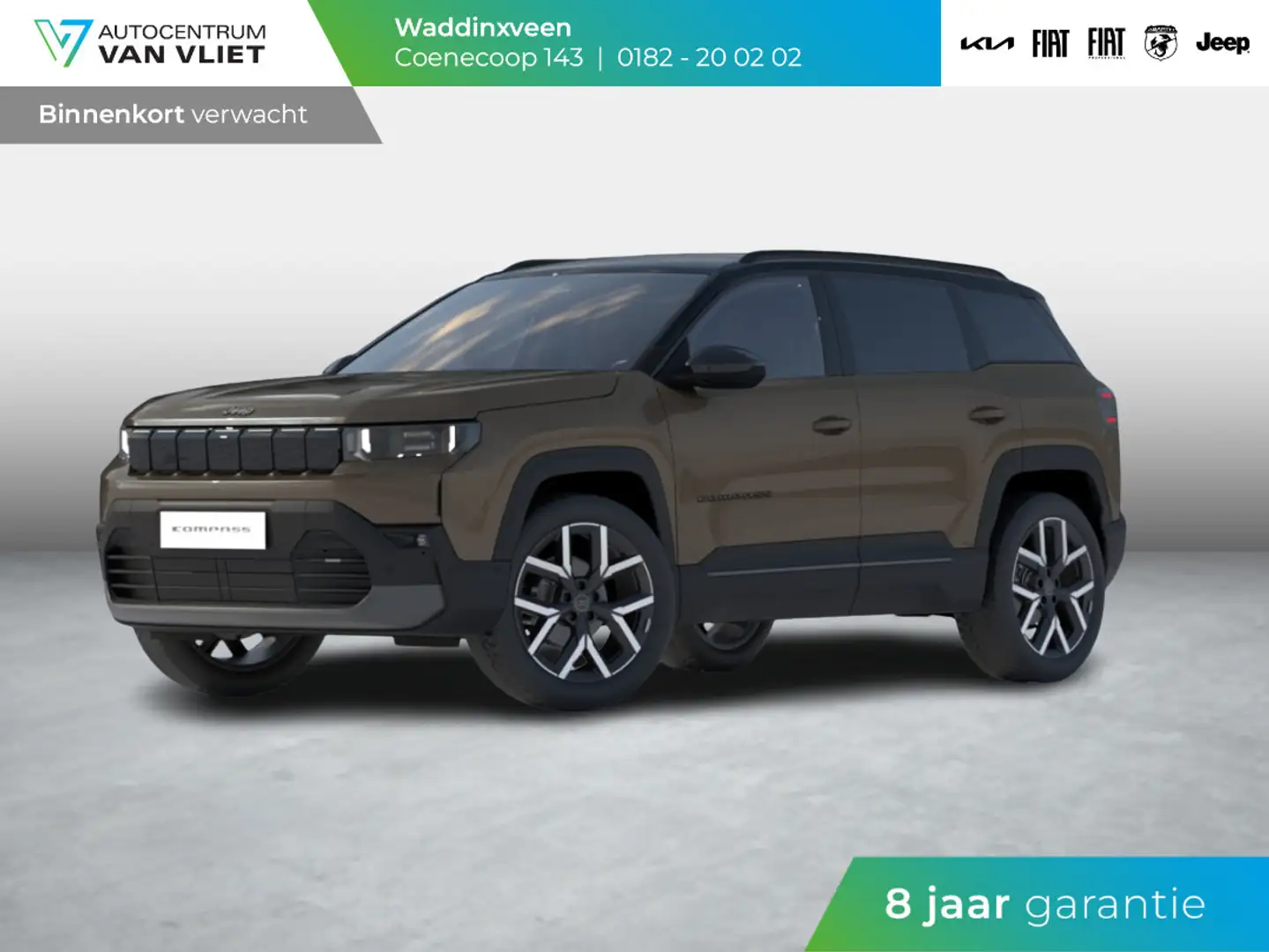 Jeep Compass First Edition 74 kWh | Adapt. Cruise | Camera | Ca Bruin - 1