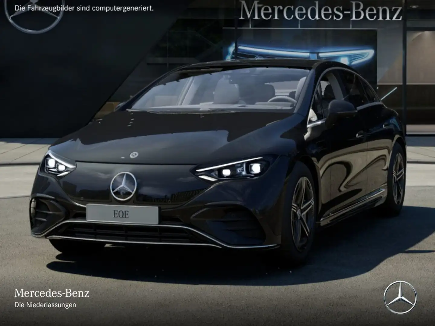 Mercedes-Benz EQE 300 AMG Burmester 3D Fahrass 360° Airmat Pano Schwarz - 2