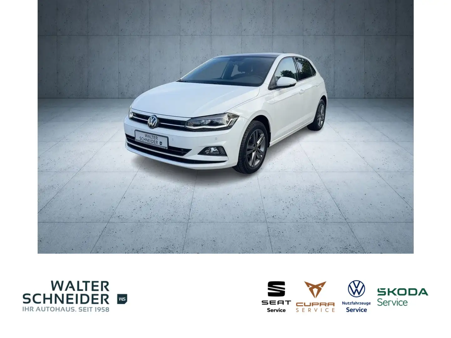 Volkswagen Polo 1.0 TSI DSG Highline Navi LED Pano Weiß - 1