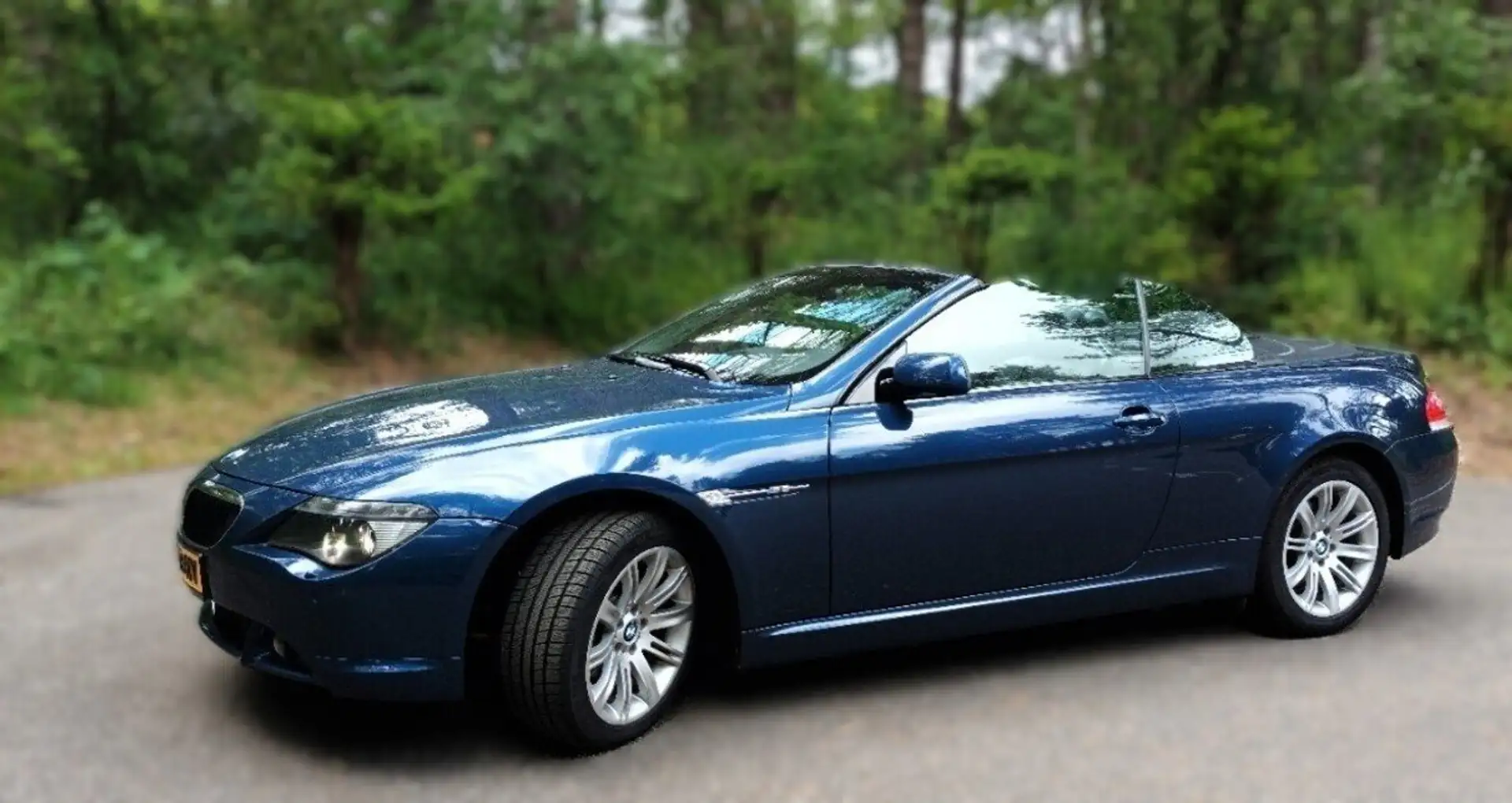 BMW 630 630i Cabrio Sport Dealer Onderhouden Full Options Azul - 1