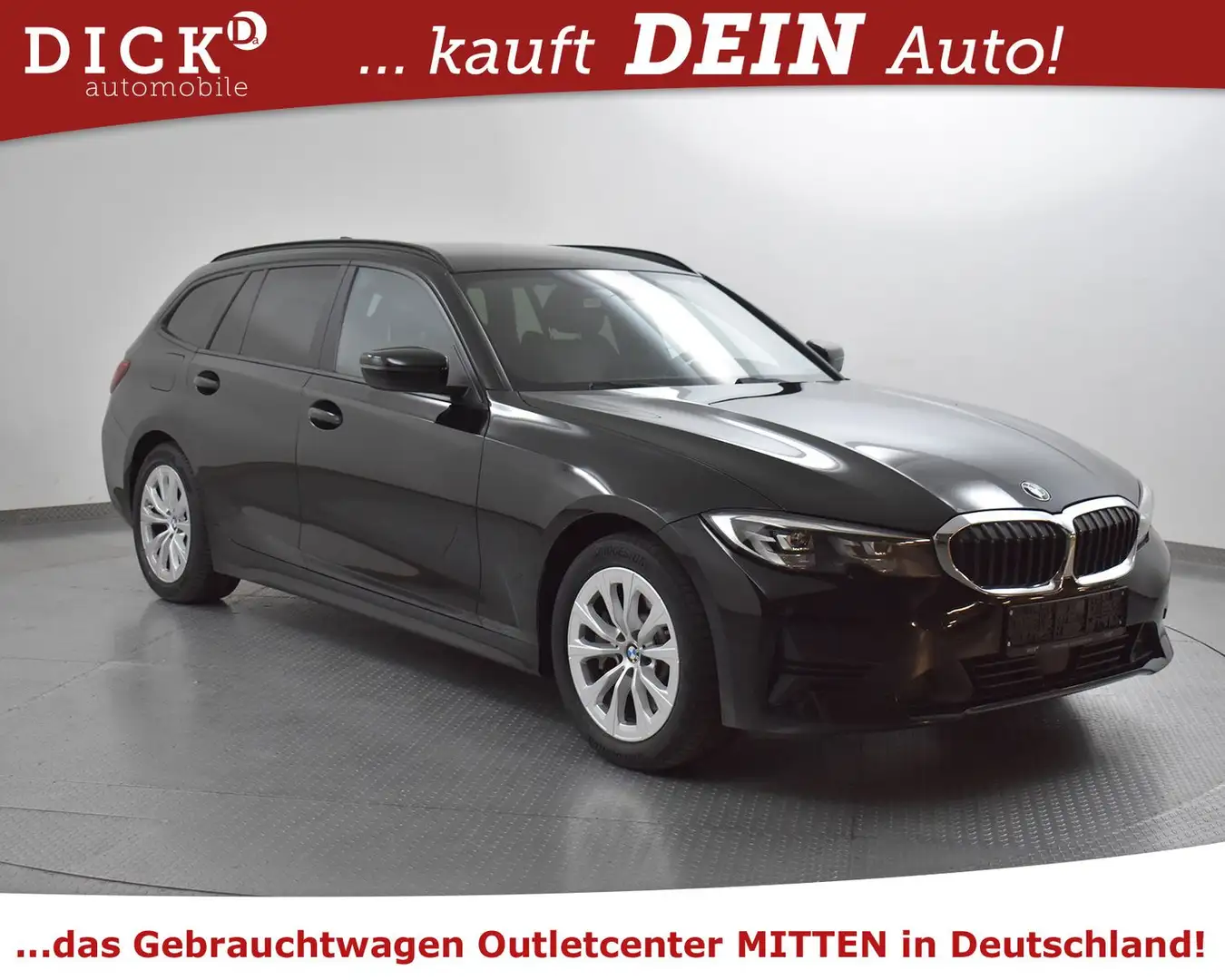 BMW 330 d T Aut Sport Line LEDER+PROF+VIRTU+ACC+LED+M Schwarz - 1