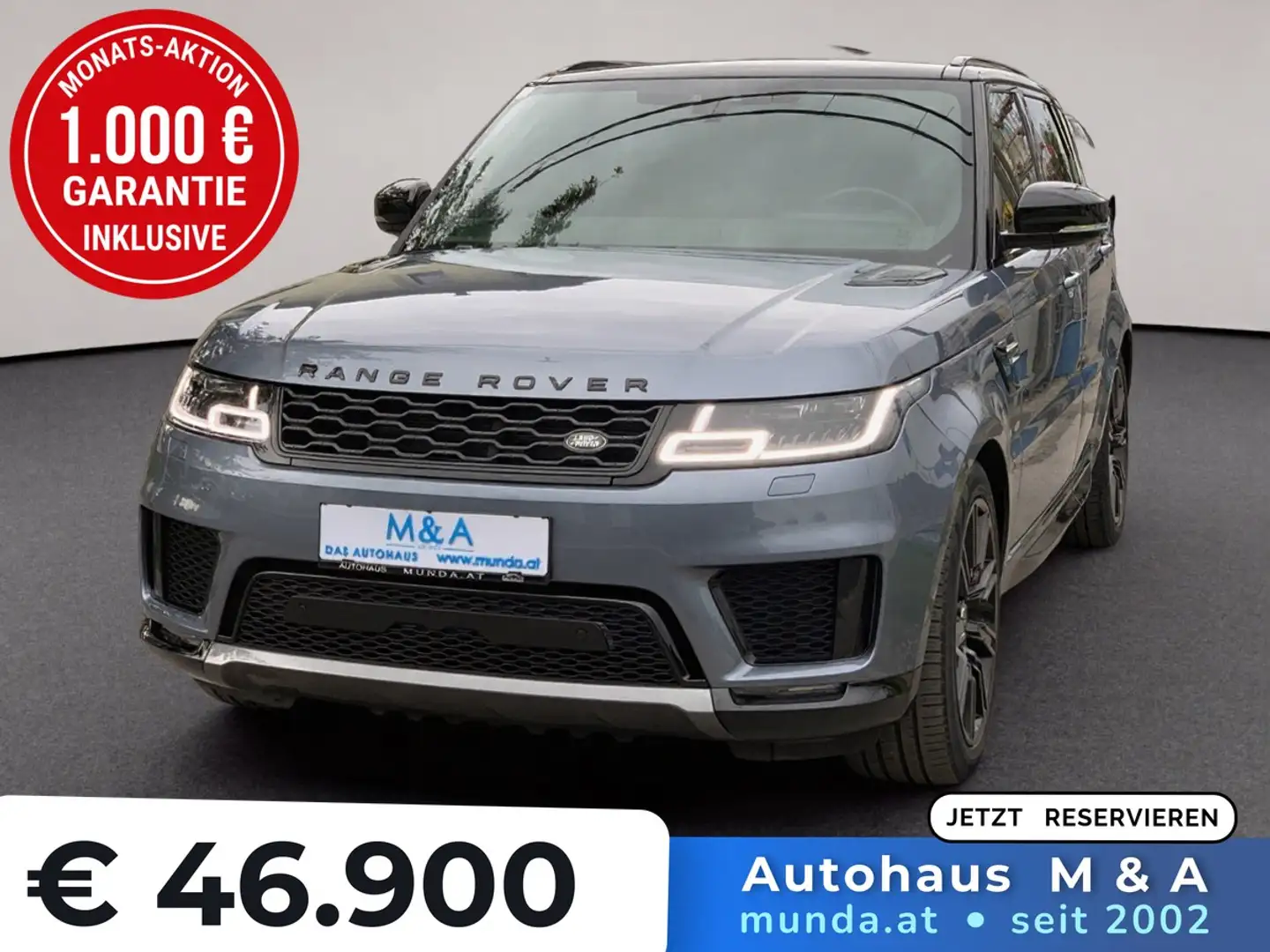 Land Rover Range Rover Sport 3.0 SD V6 HSE * 7-SITZER * NUR 43.455 KM*GARANTIE Blau - 1